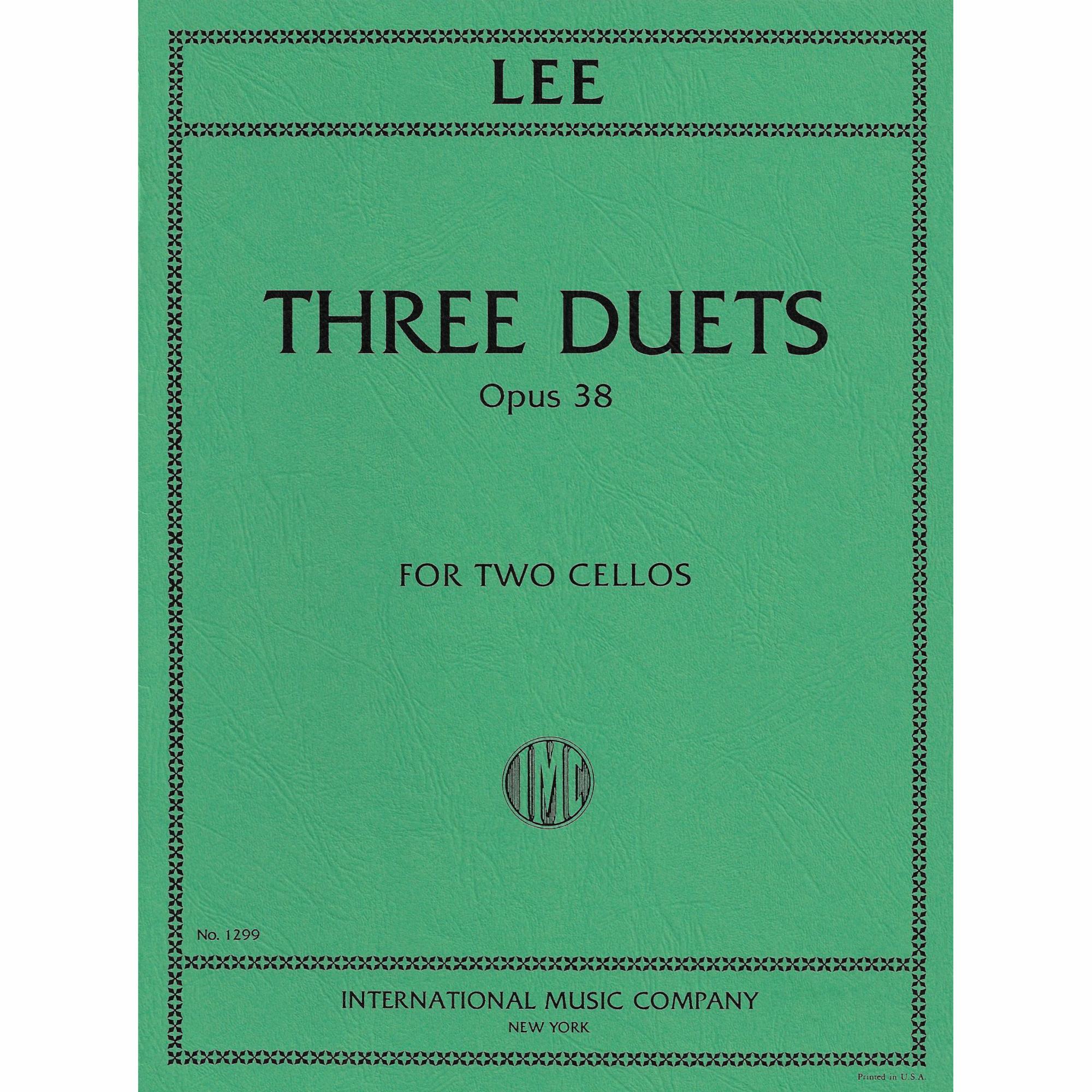 Lee -- Three Duets, Op. 38 for Two Cellos