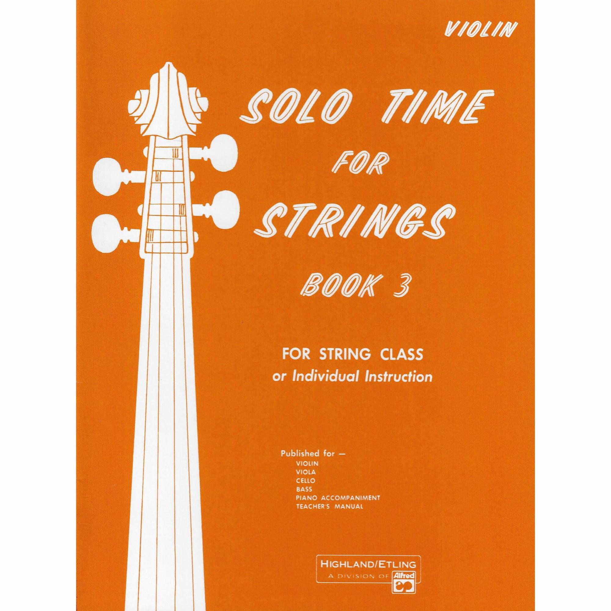 Solo Time for Strings, Book 3