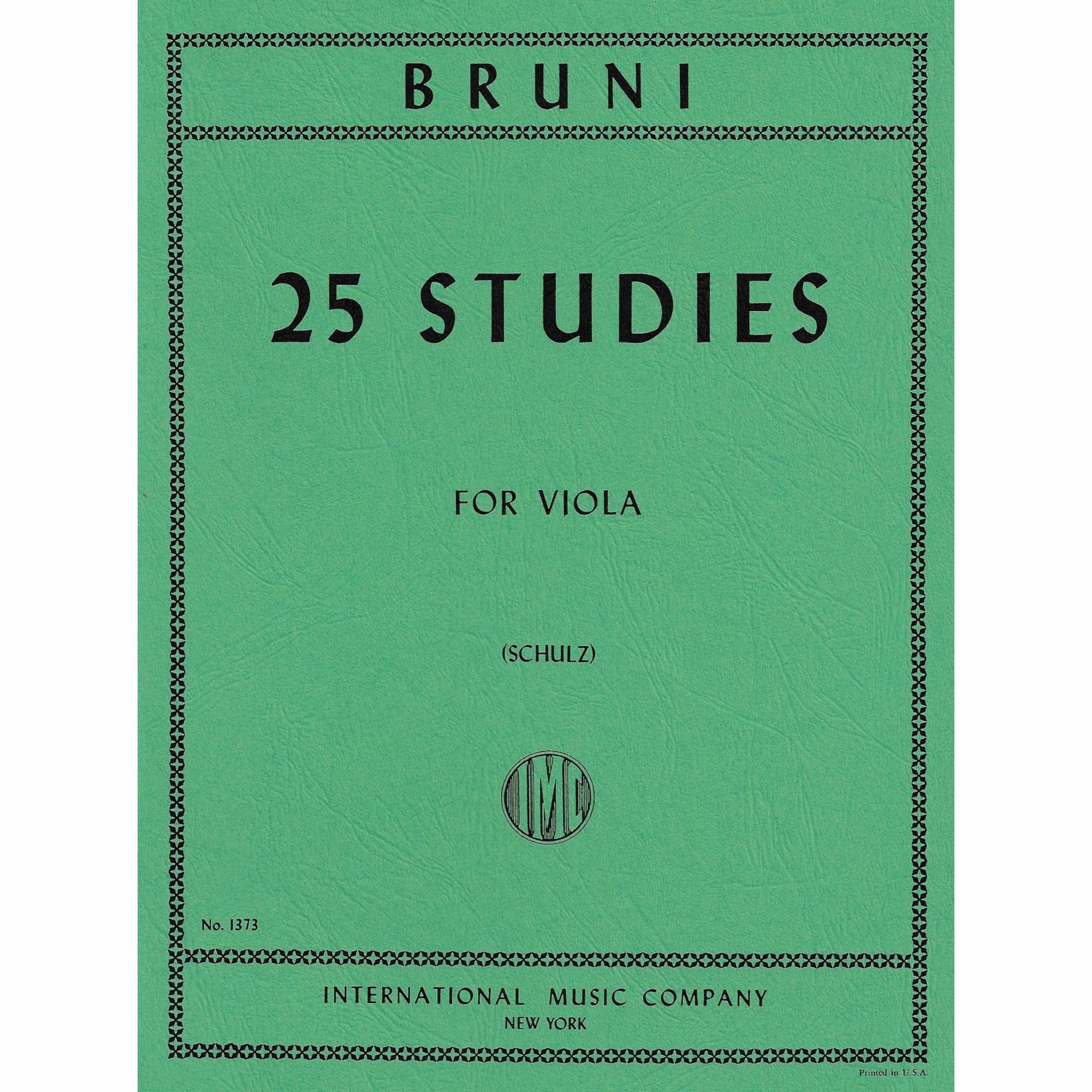 Bruni -- 25 Studies for Viola