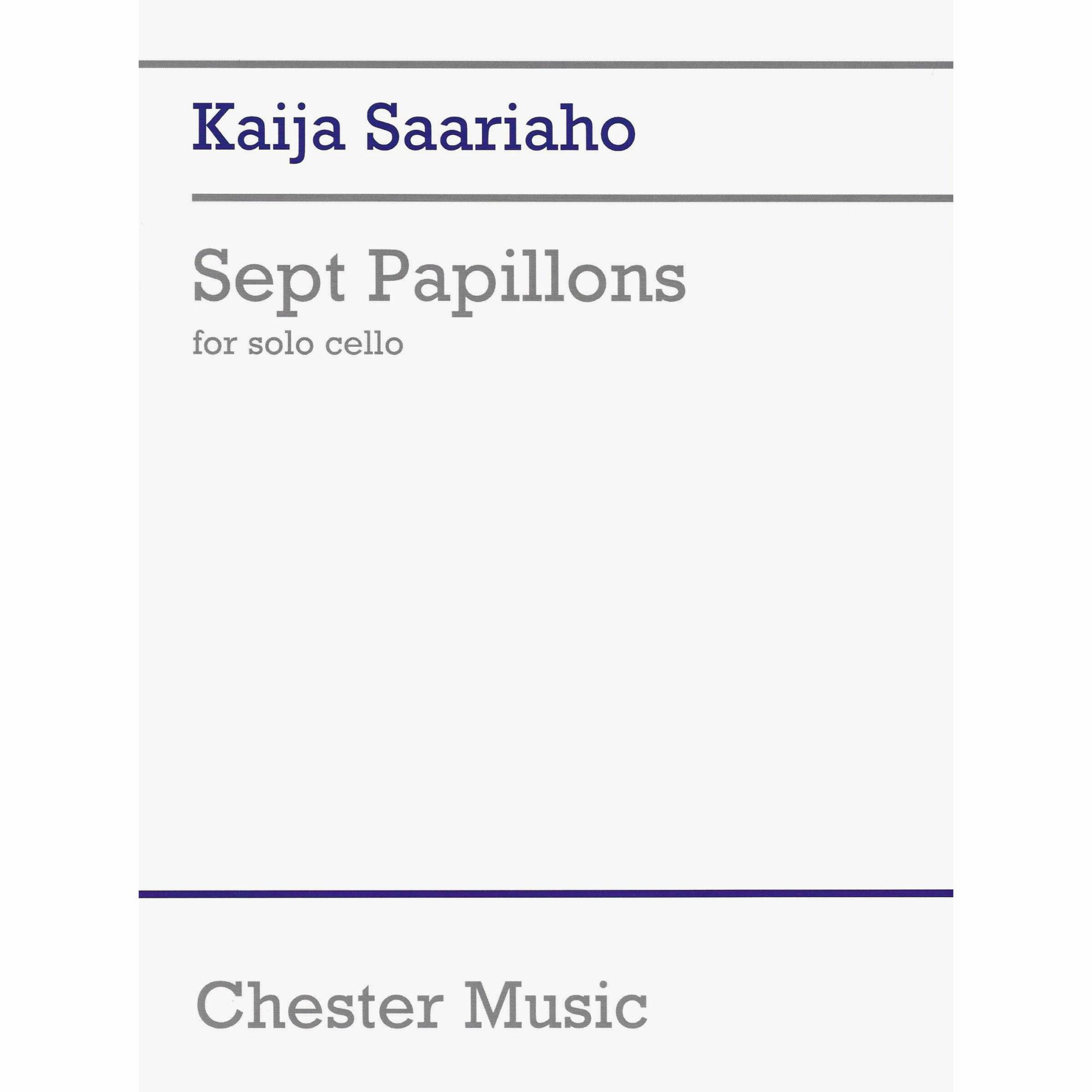 Saariaho -- Sept Papillons for Solo Cello
