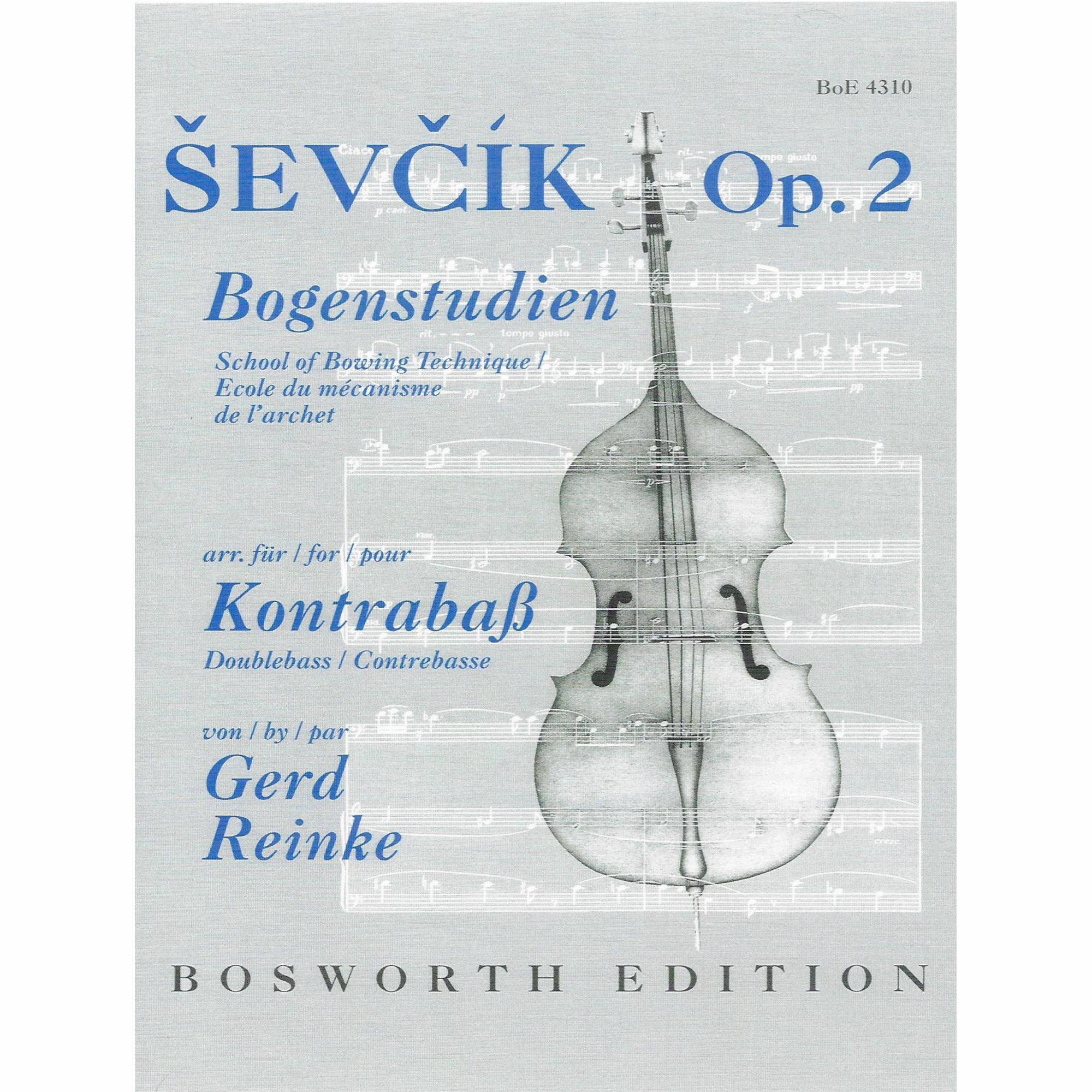 Sevcik -- School of Bowing Technique, Op. 2 for Bass