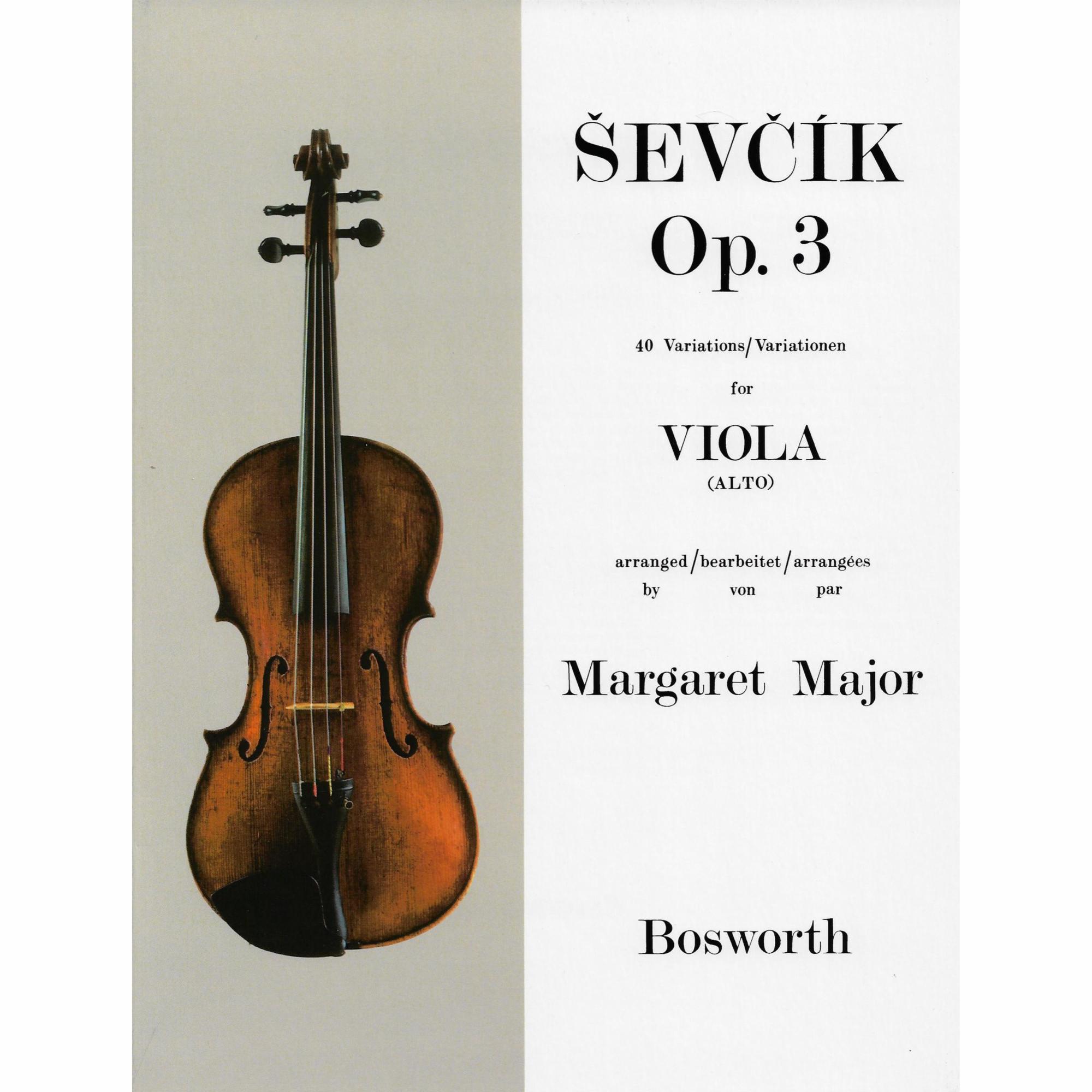 Sevcik -- 40 Variations, Op. 3 for Viola