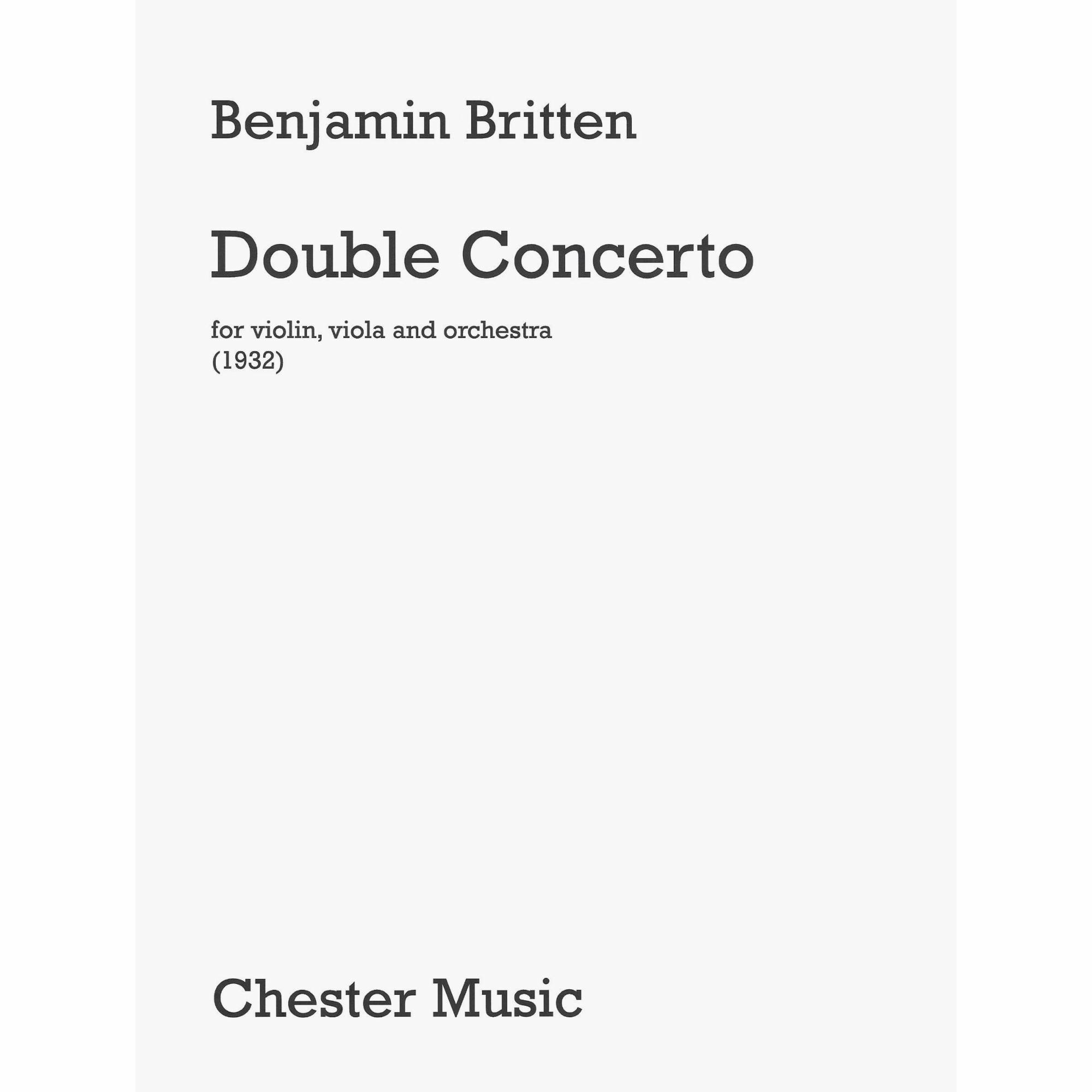 Britten -- Double Concerto for Violin, Viola and Piano