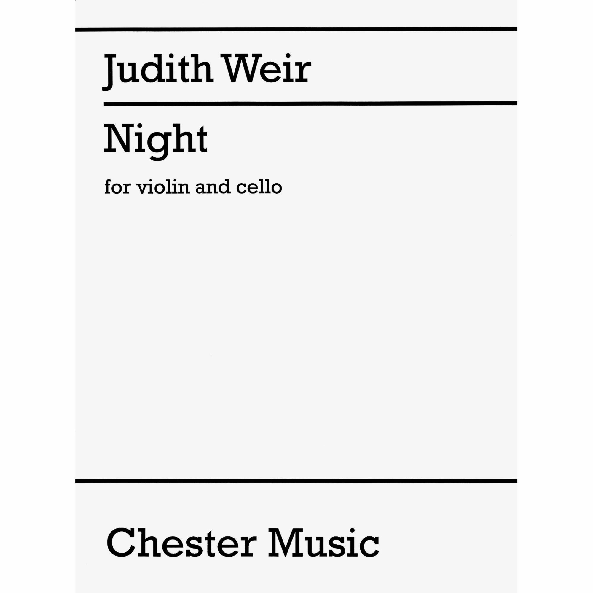 Weir -- Night for Violin and Cello