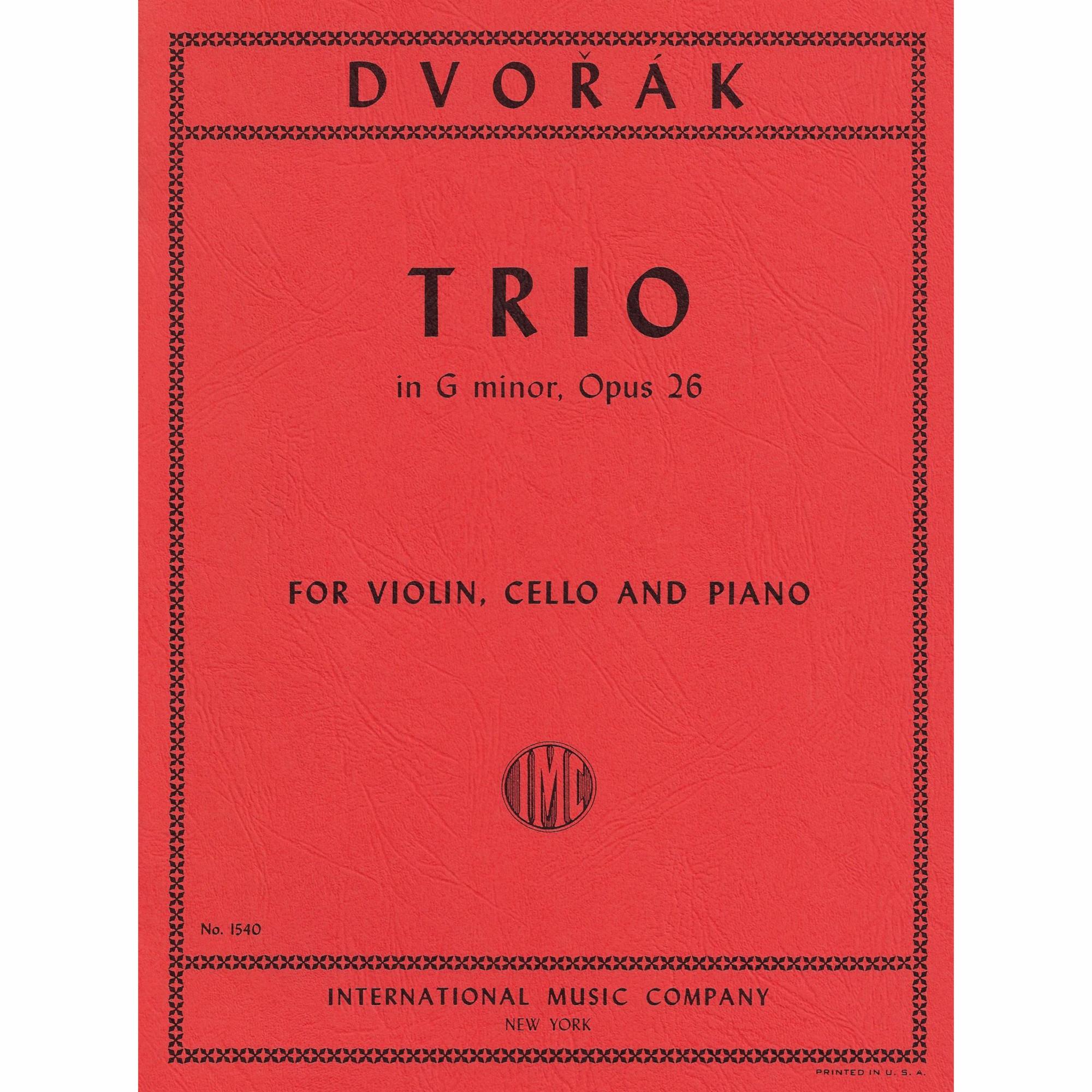 Dvorak -- Piano Trio in G Minor, Op. 26