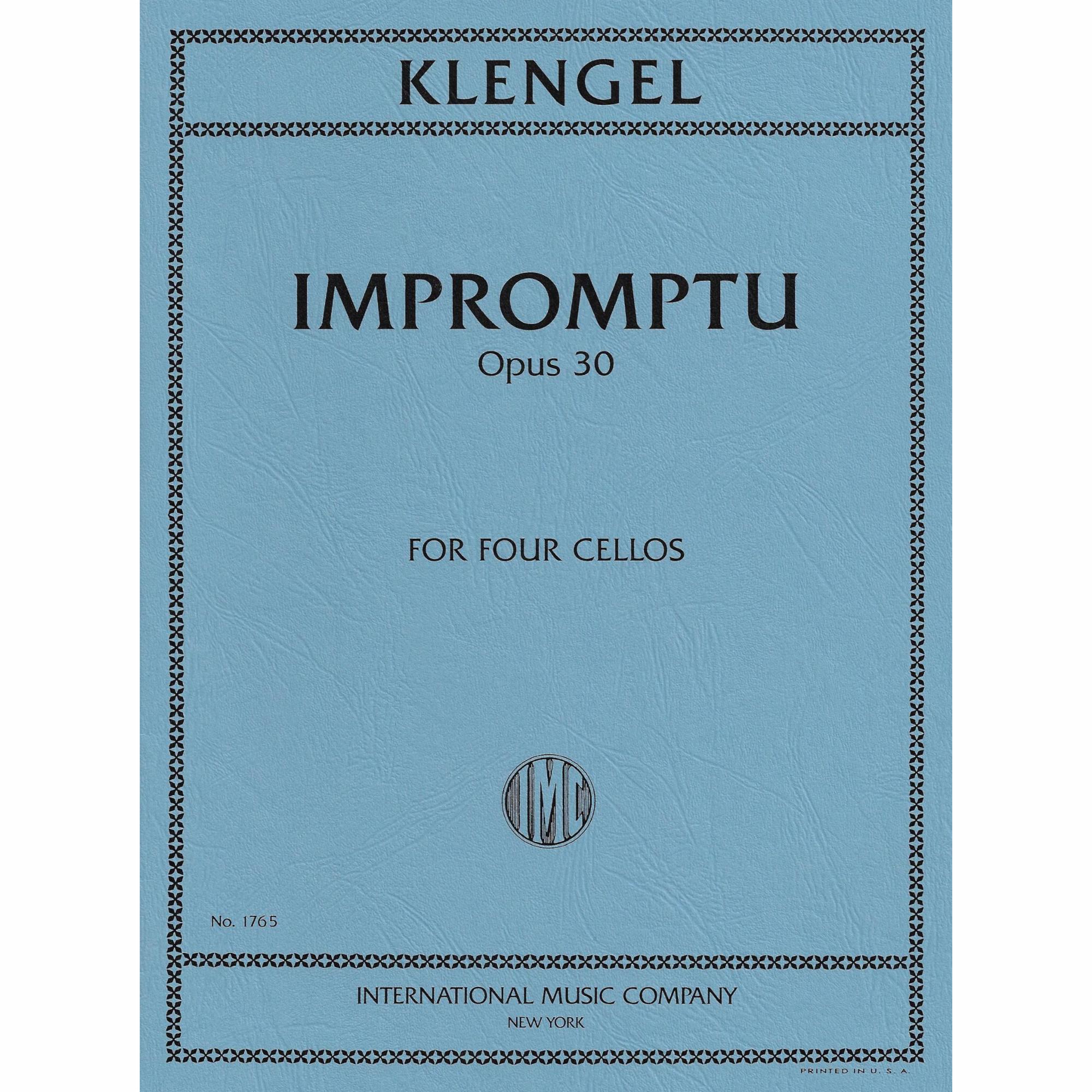 Klengel -- Impromptu, Op. 30 for Four Cellos