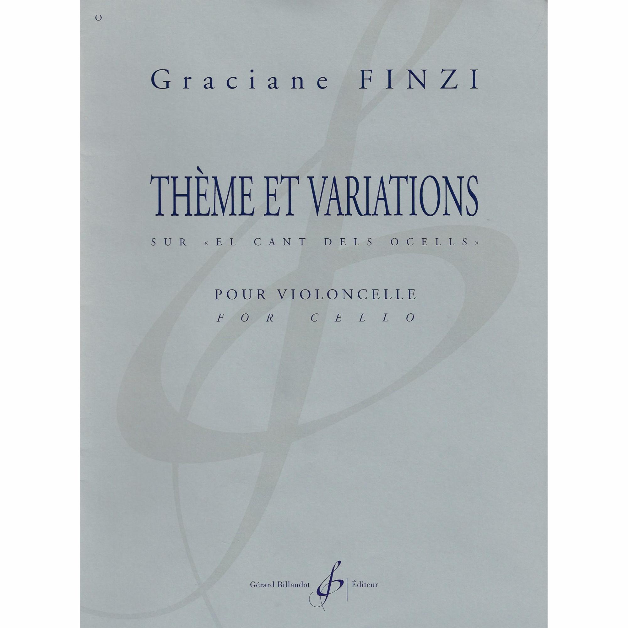 Finzi -- Theme & Variations sur El Cant Dels Ocells for Solo Cello