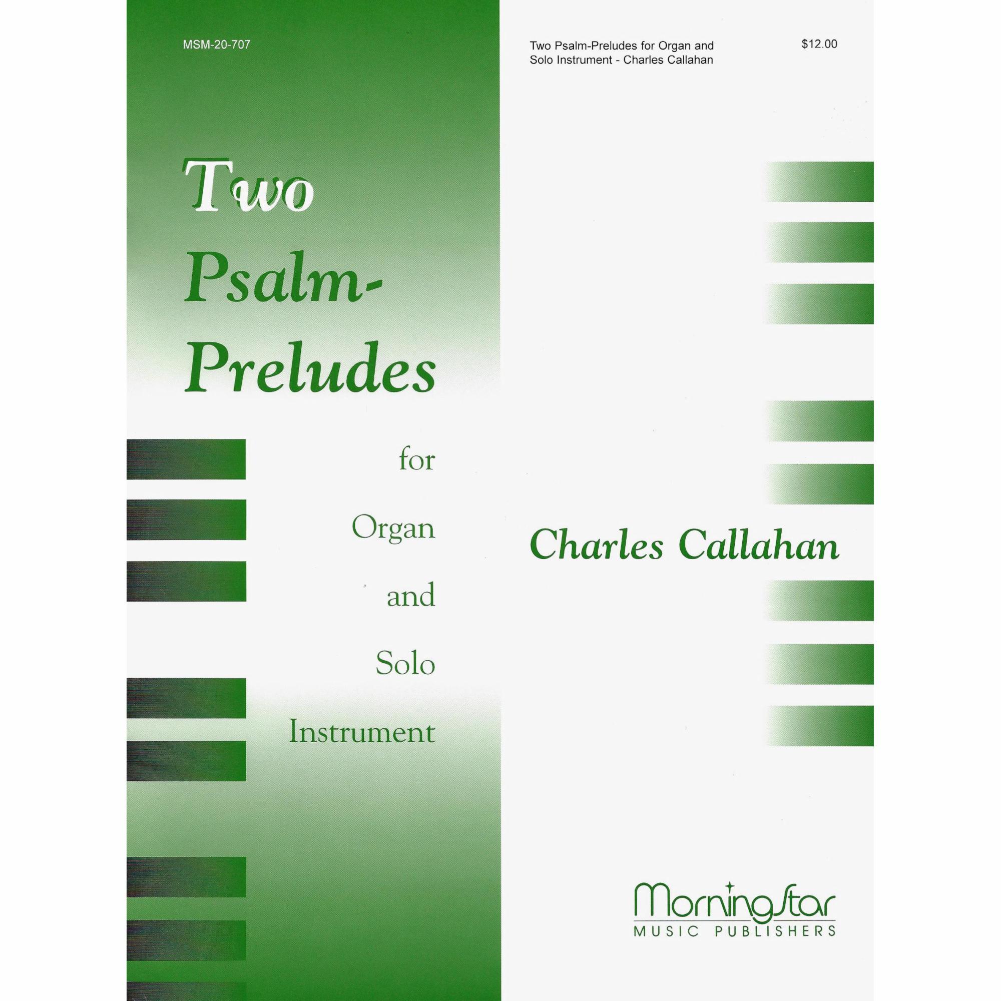 Two Psalm-Preludes for Violin, Viola, or Cello and Organ