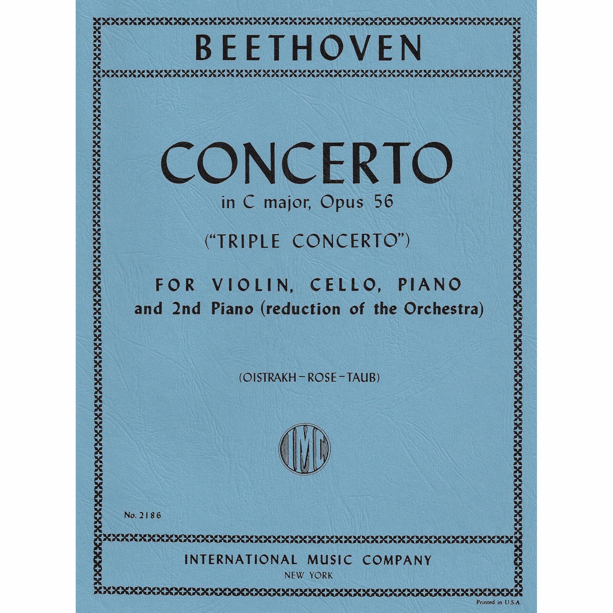 Beethoven -- Concerto in C Major, Op. 56 (Triple Concerto) for Violin, Cello, and Two Pianos