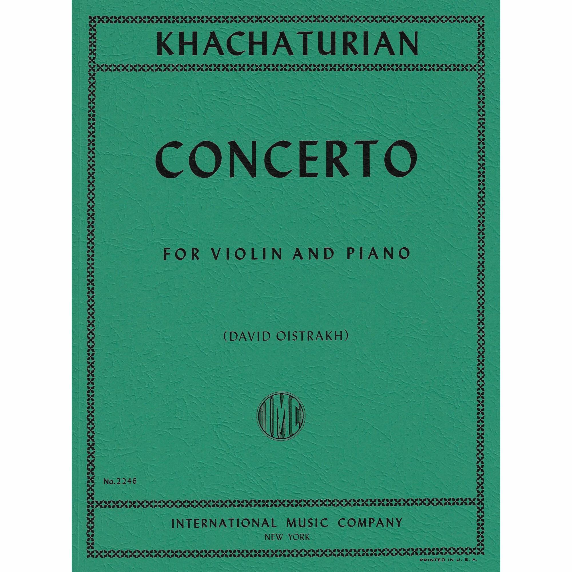 Khachaturian -- Concerto for Violin and Piano