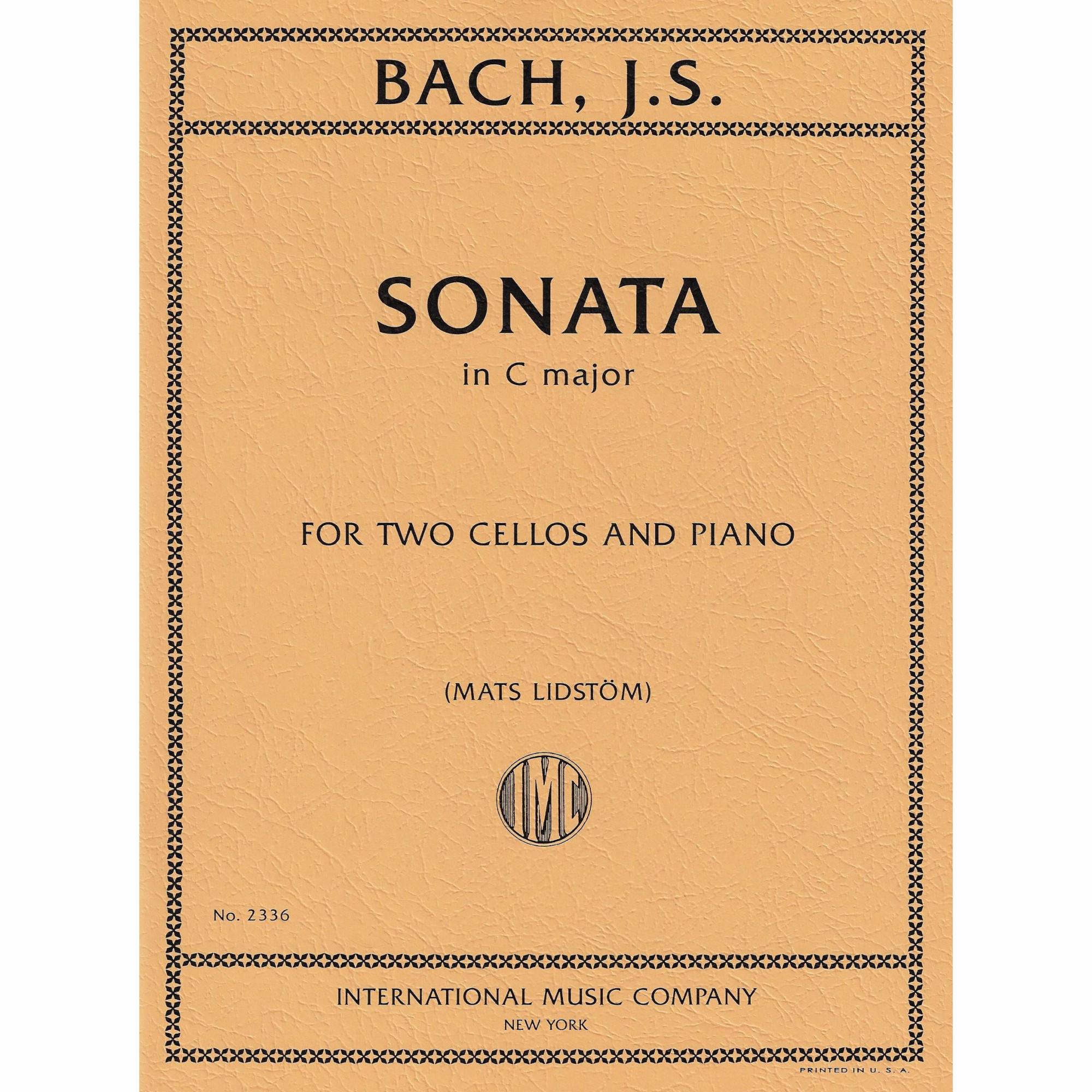 Bach -- Sonata in C Major, BWV 1037 for Two Cellos and Piano