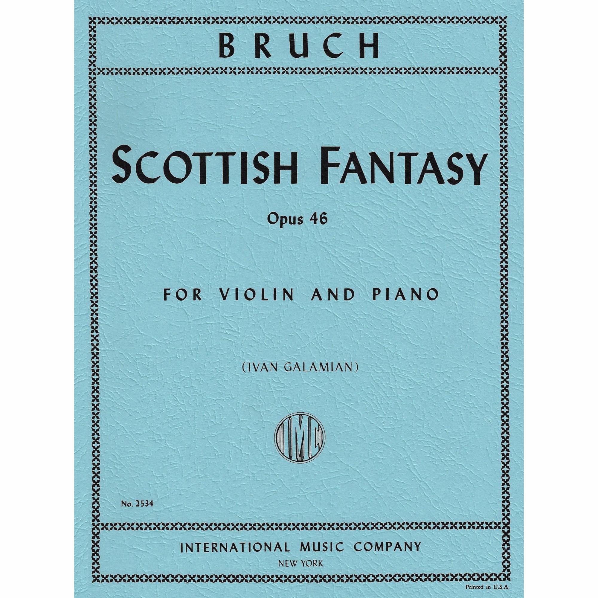 Bruch -- Scottish Fantasy, Op. 46 for Violin and Piano