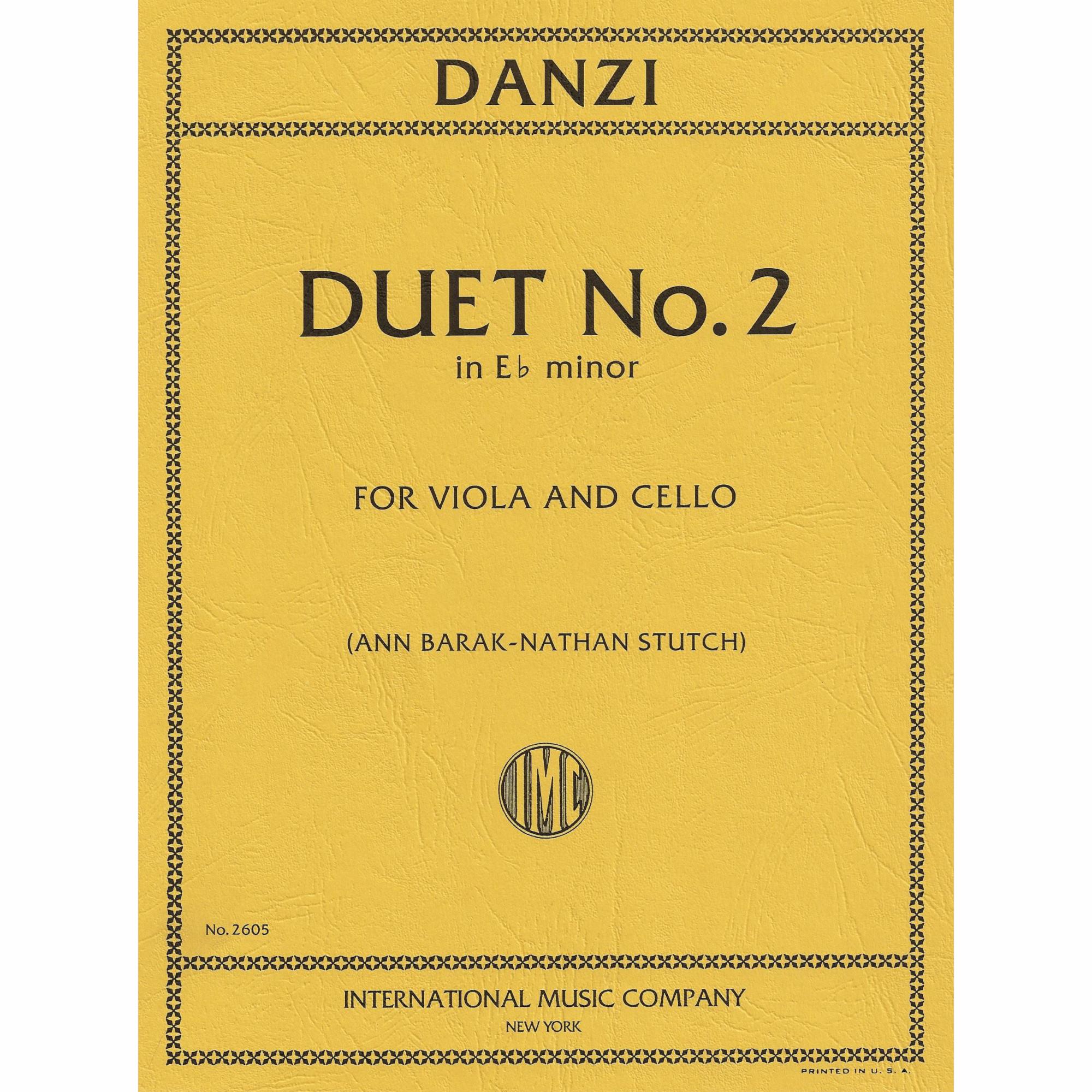 Danzi -- Duet No. 2 in E-flat Major for Viola and Cello