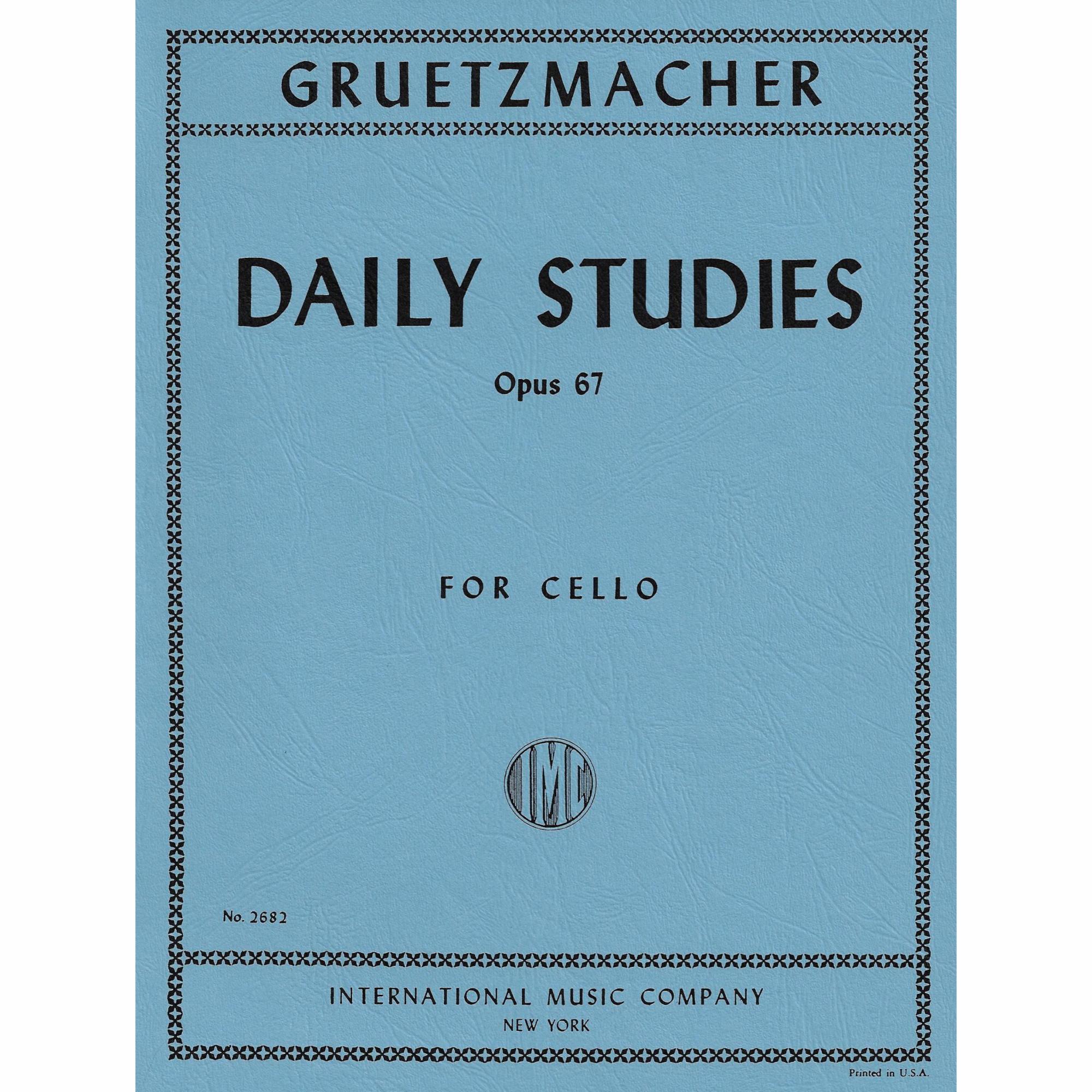 Gruetzmacher -- Daily Studies, Op. 67 for Cello