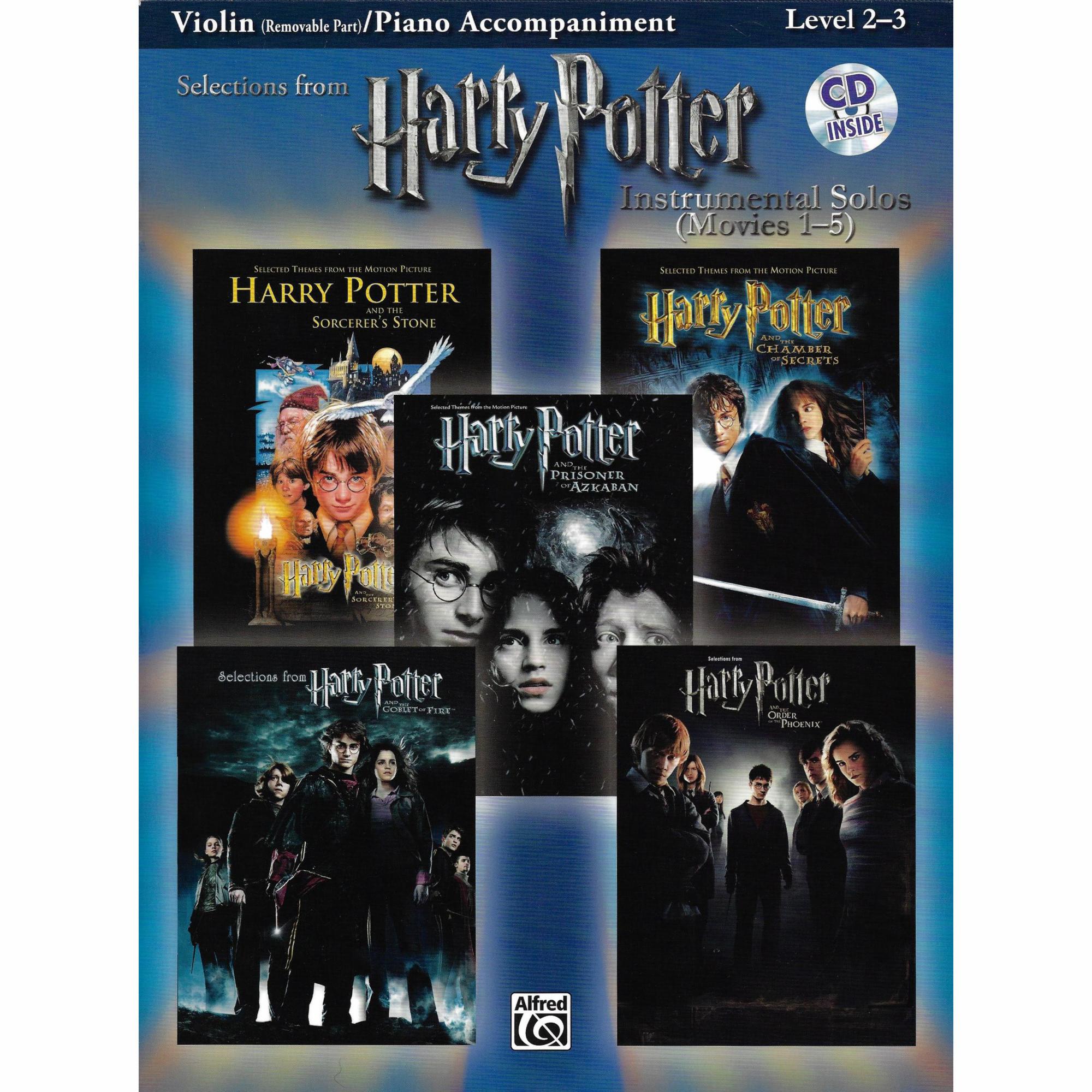 Harry Potter (Movies 1-5) for Violin or Cello and Piano