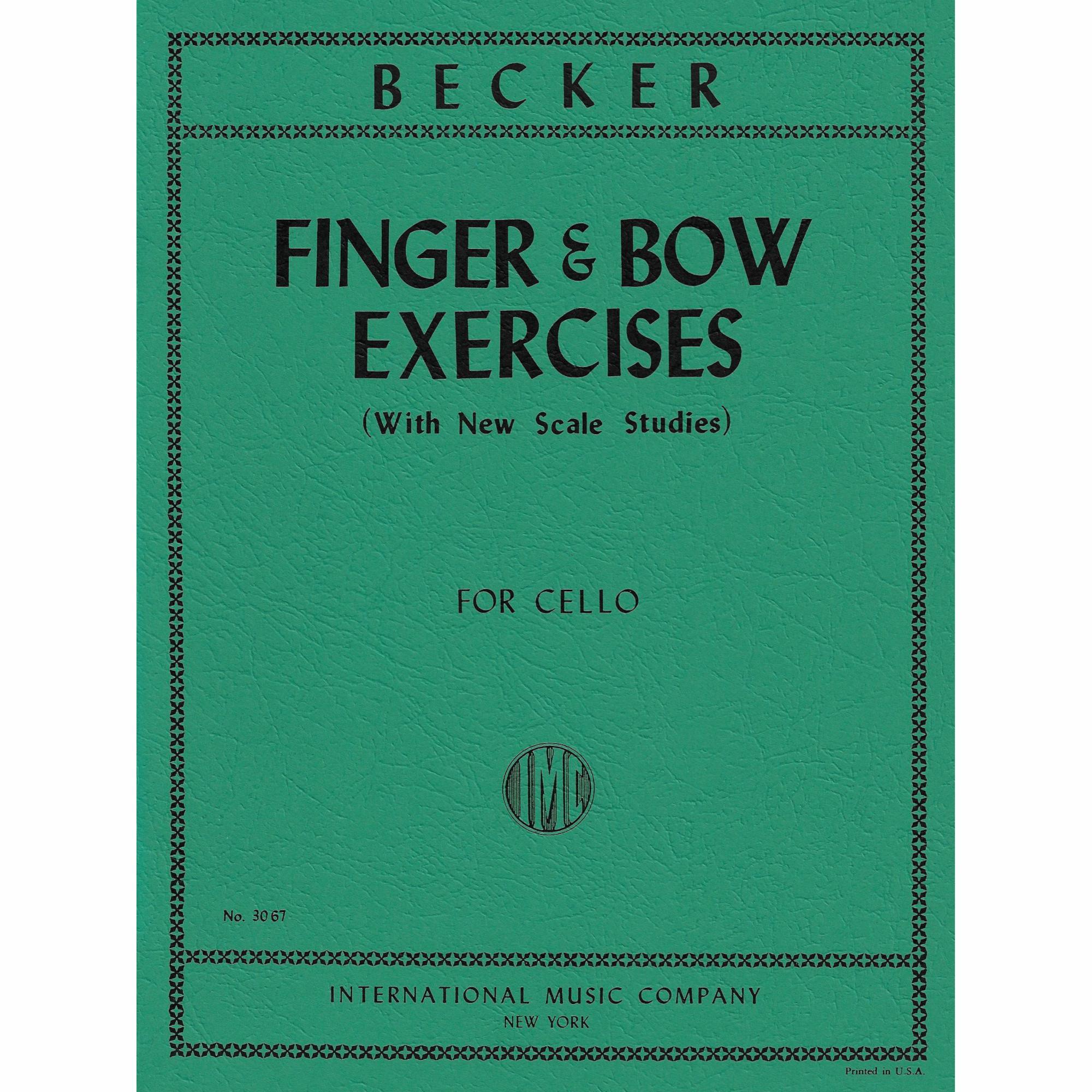 Becker -- Finger & Bow Exercises for Cello