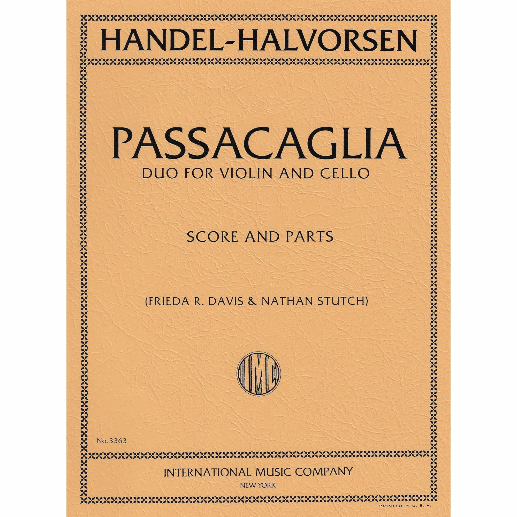 Handel -- Passacaglia for Violin and Cello