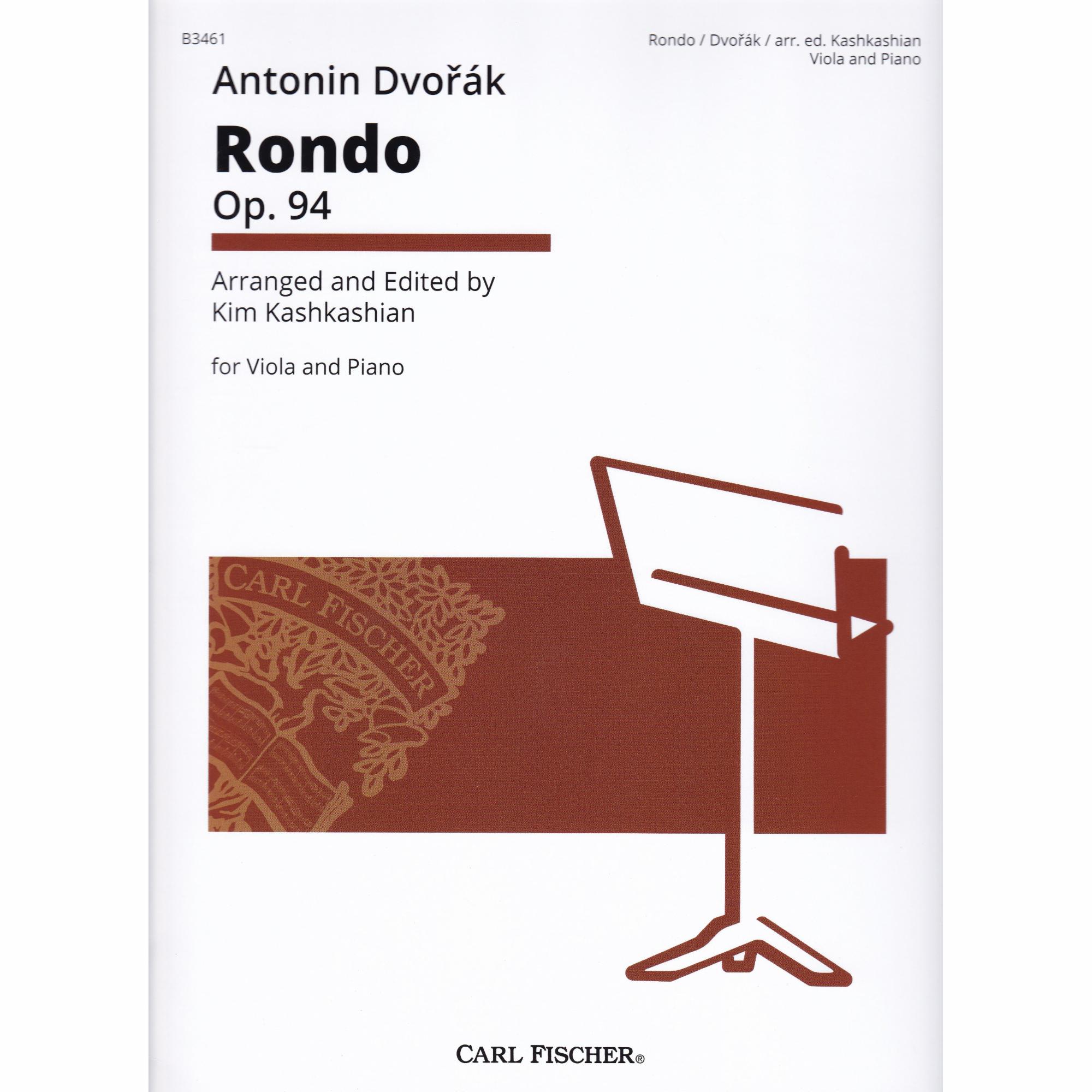 Rondo in G Minor for Viola and Piano, Op. 94