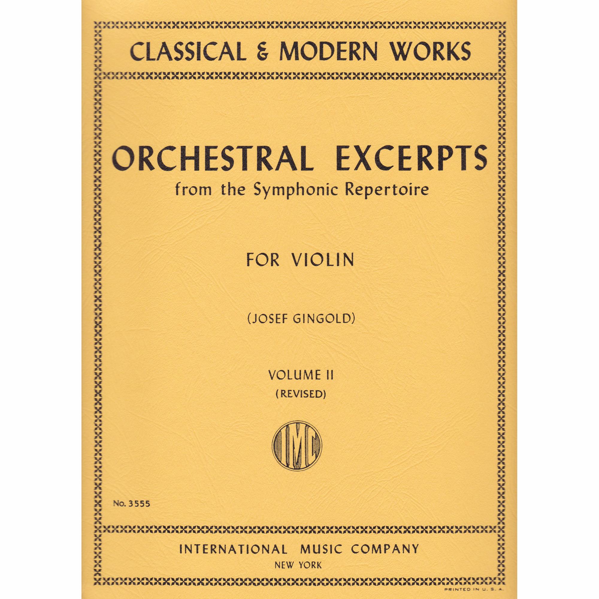 Orchestral Excerpts, Vol II