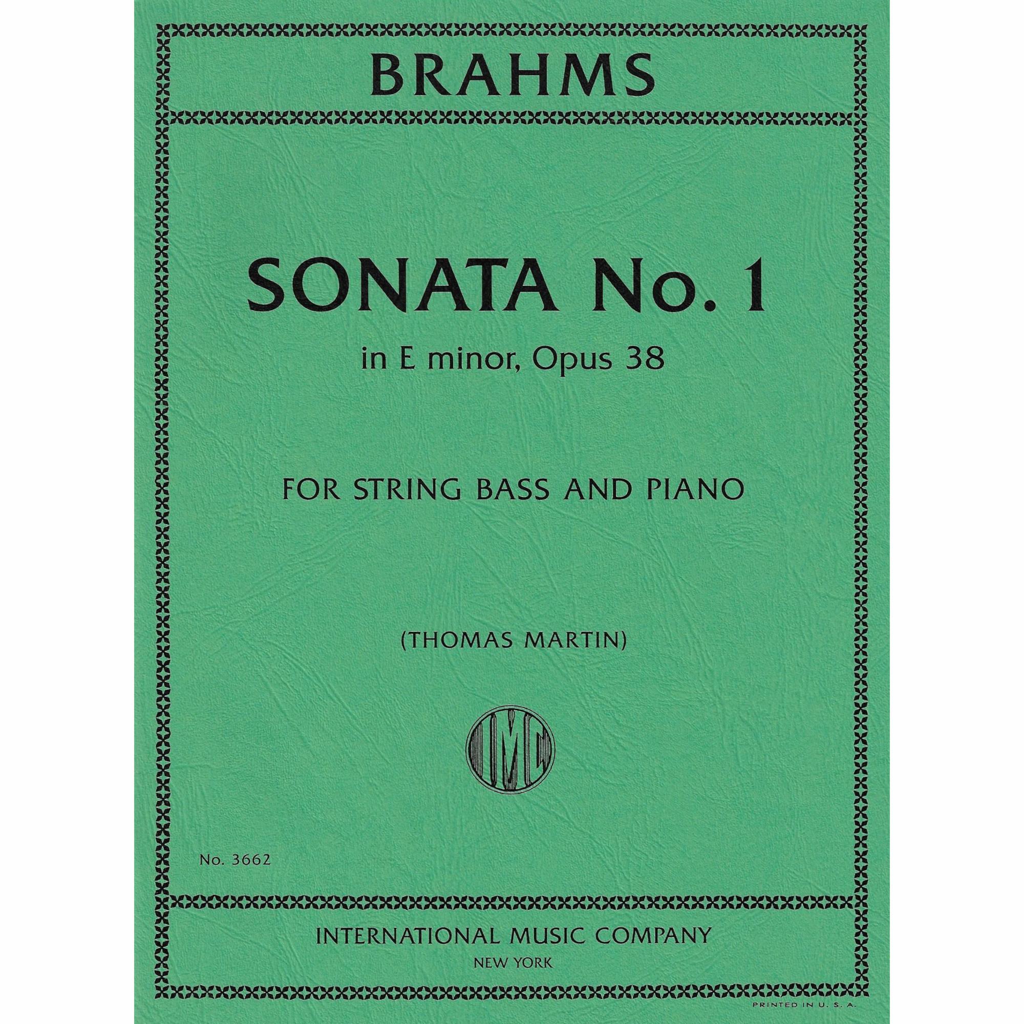 Bass Sonata in E Minor, Op. 38