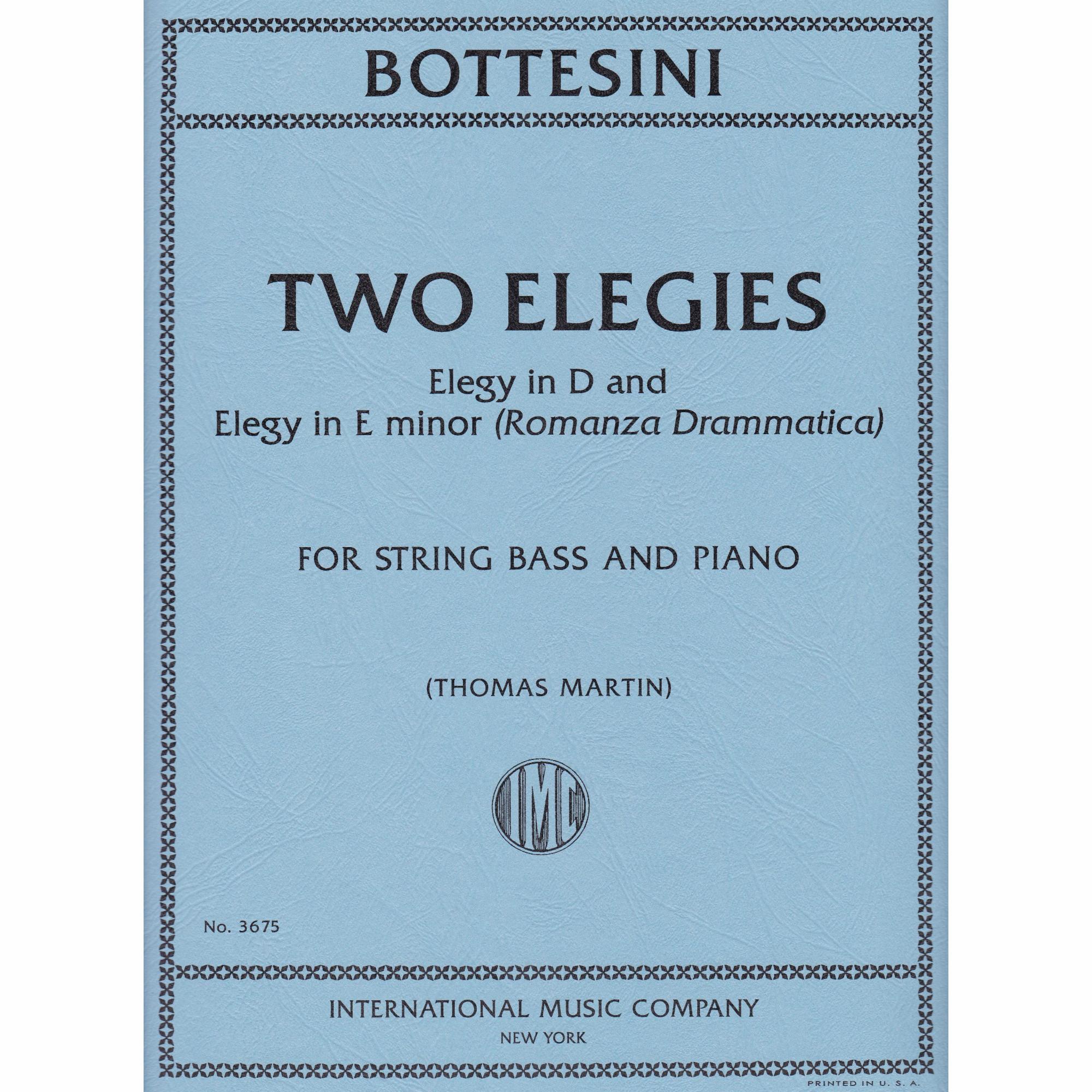 Two Elegies for Bass and Piano
