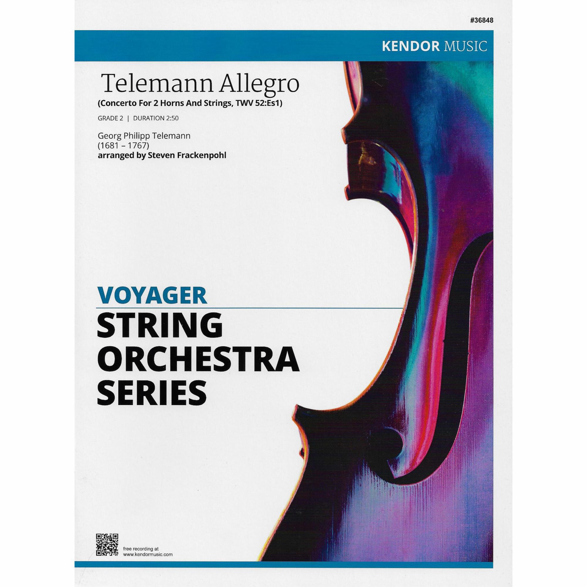 Telemann Allegro for String Orchestra