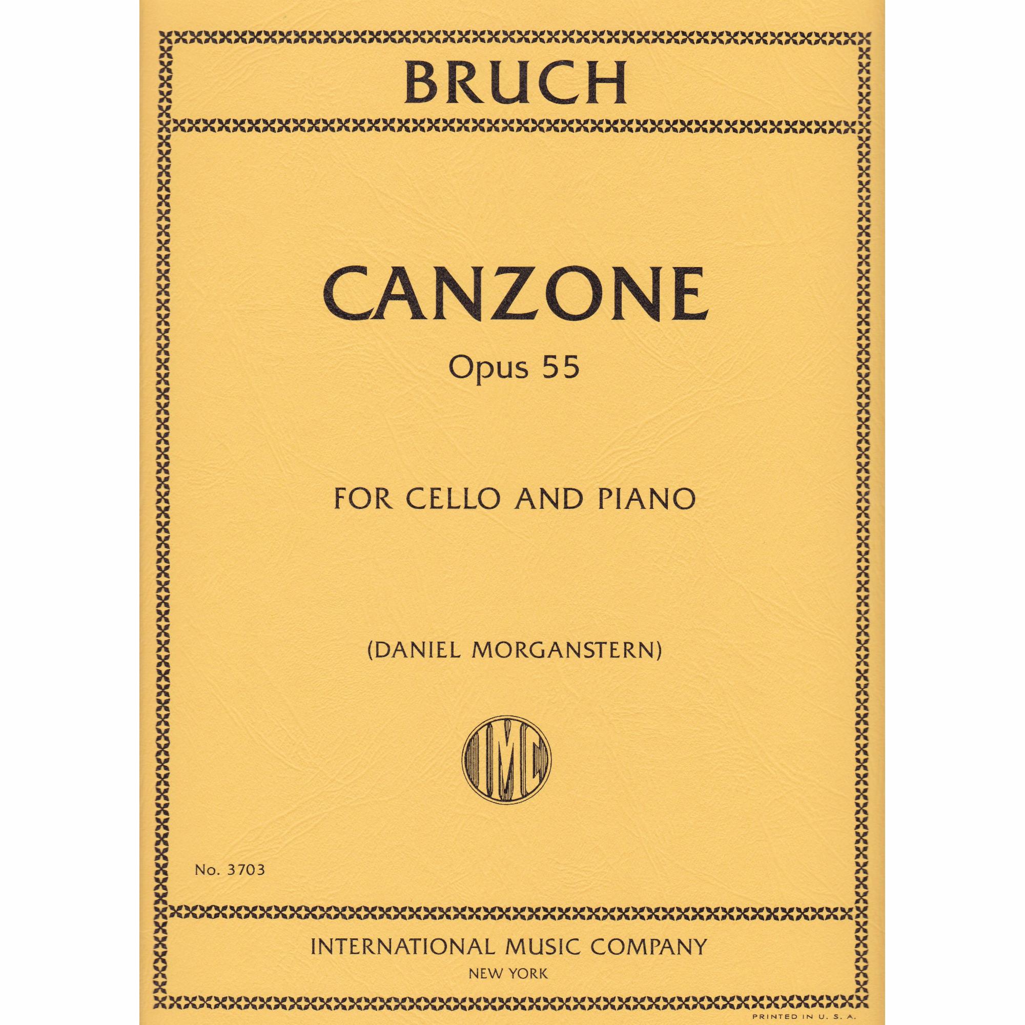 Canzone for Cello and Piano, Op. 55