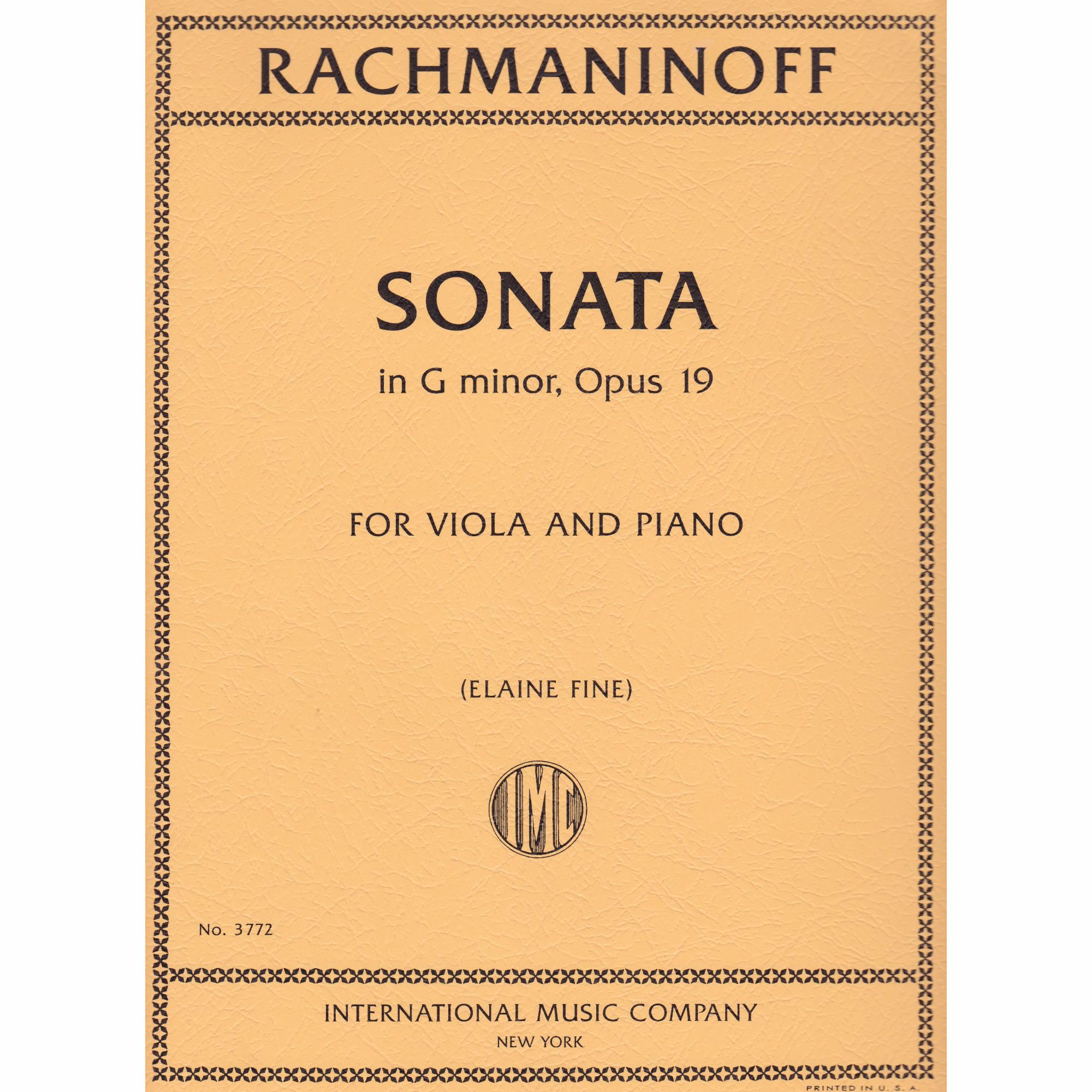 Sonata in G Minor, Op. 19