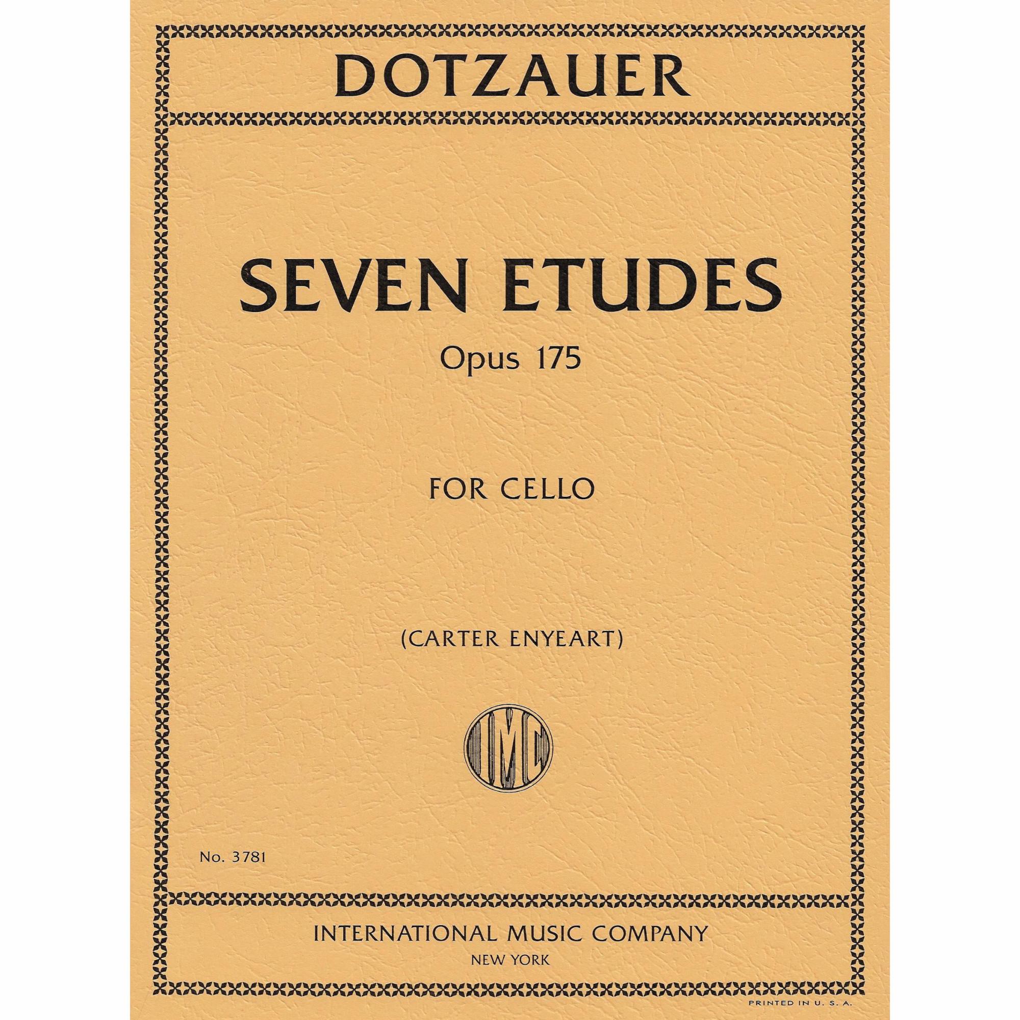 Dotzauer -- Seven Etudes, Op. 175 for Cello