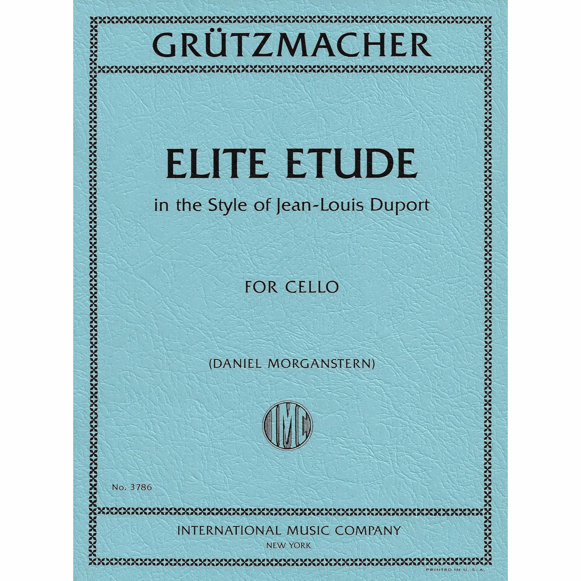 Gruetzmacher -- Elite Etude for Cello