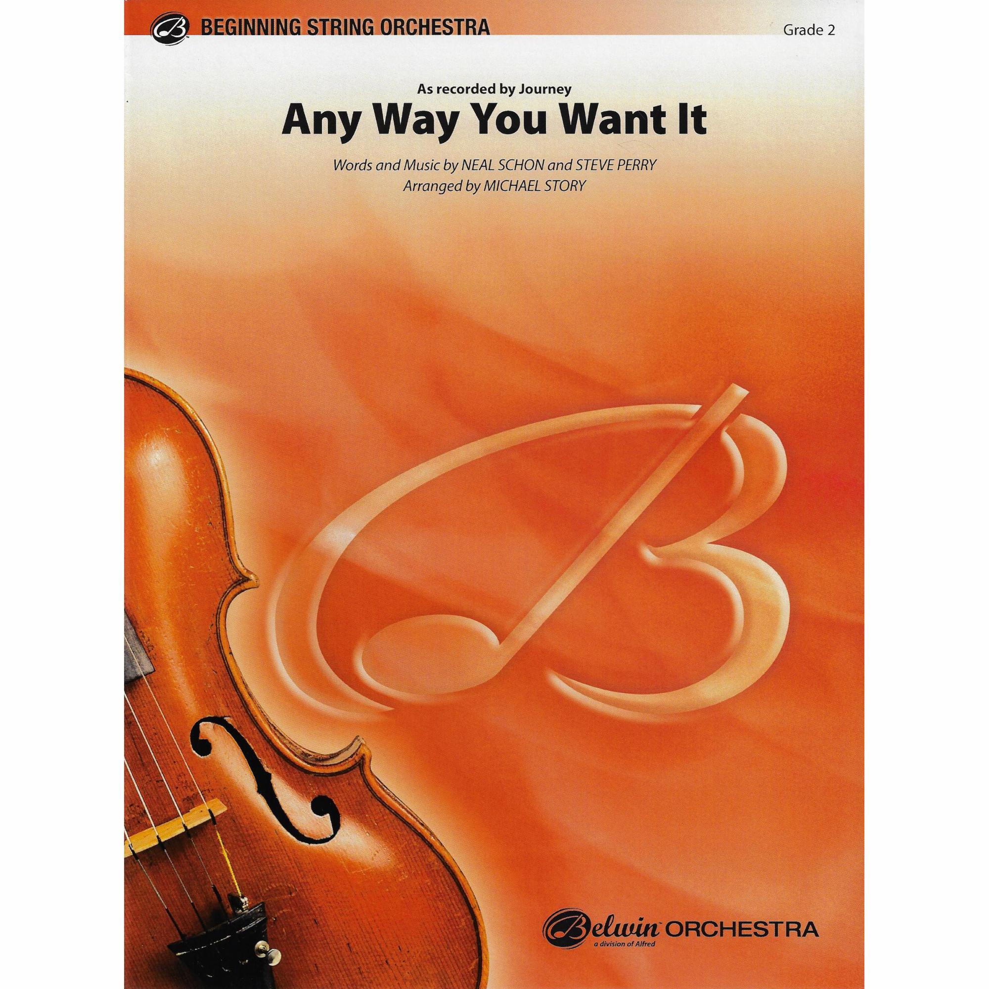 Any Way You Want It for String Orchestra