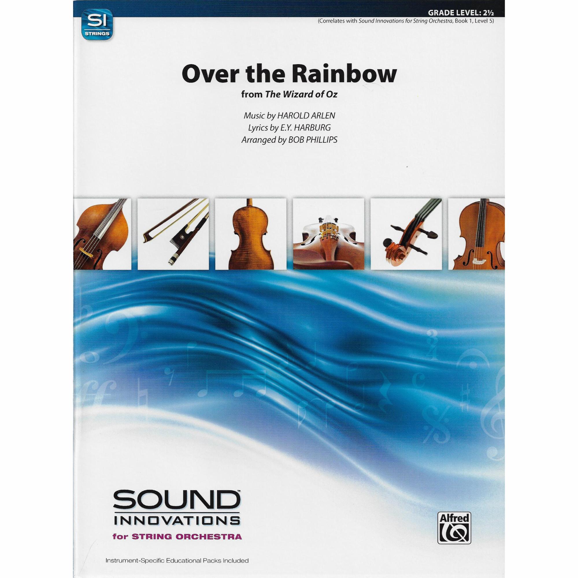 Over the Rainbow, from The Wizard of Oz for String Orchestra