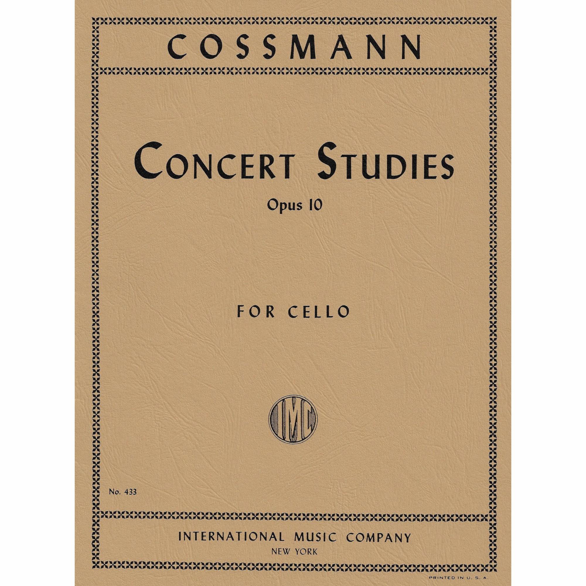 Cossmann -- Concert Studies, Op. 10 for Cello