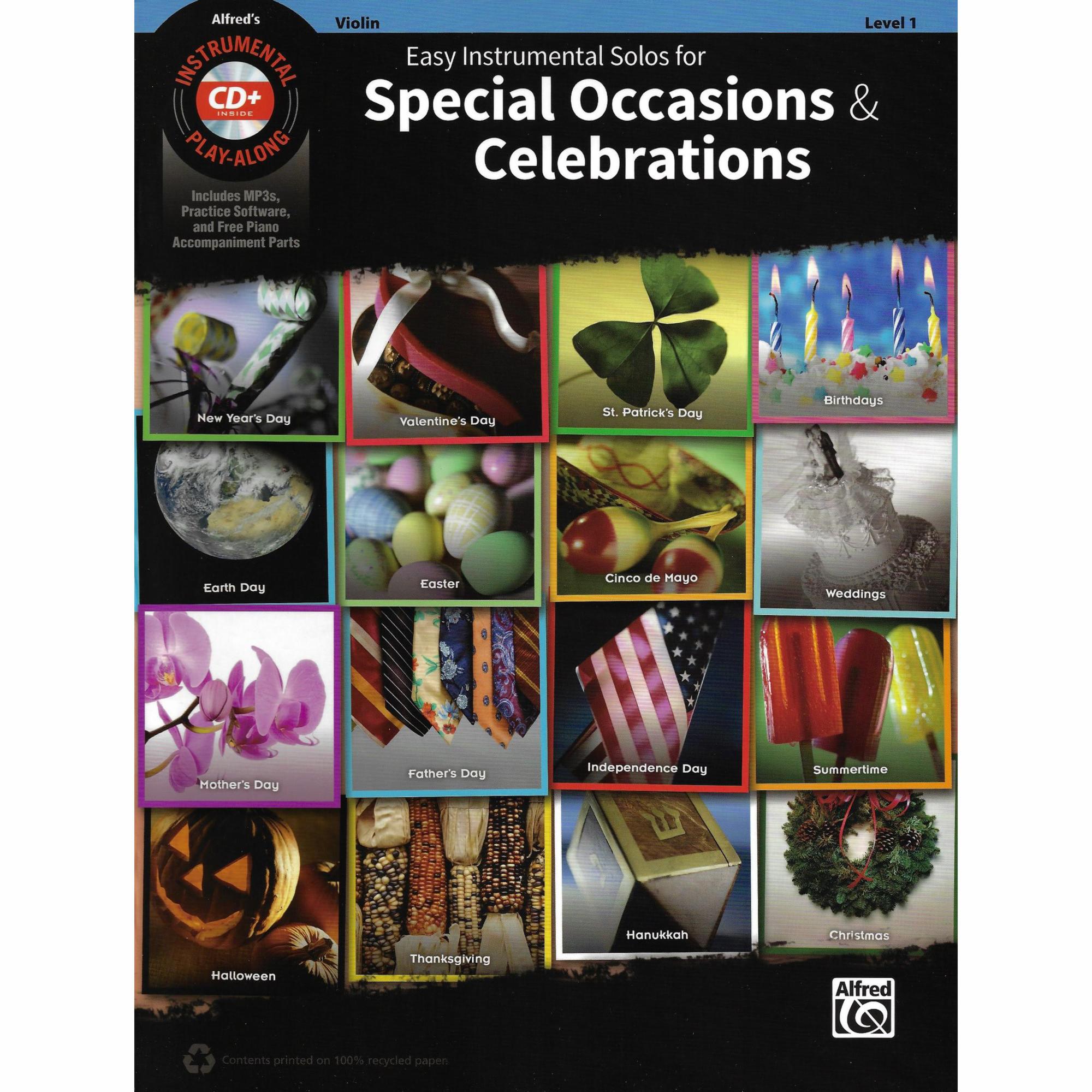 Special Occasions & Celebrations for Violin, Viola, or Cello