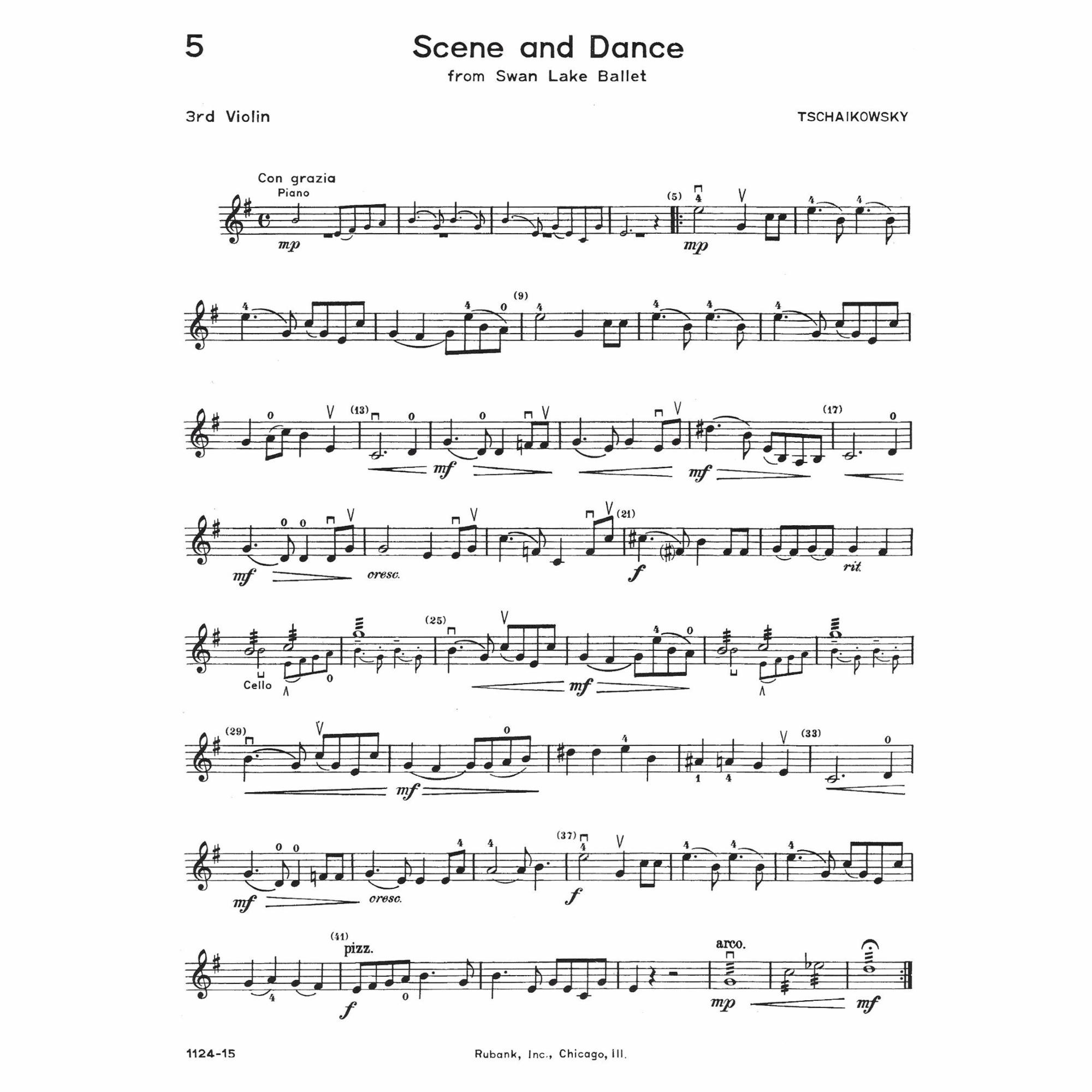 Sample: Third Violin (Pg. 5)