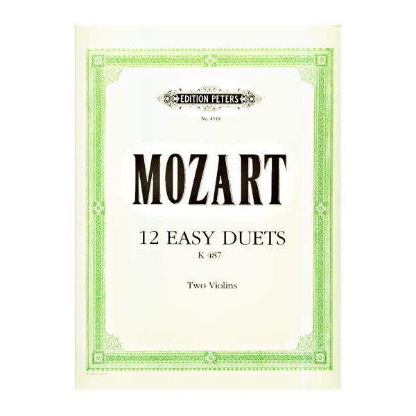 12 Duets K.487 for Two Violins