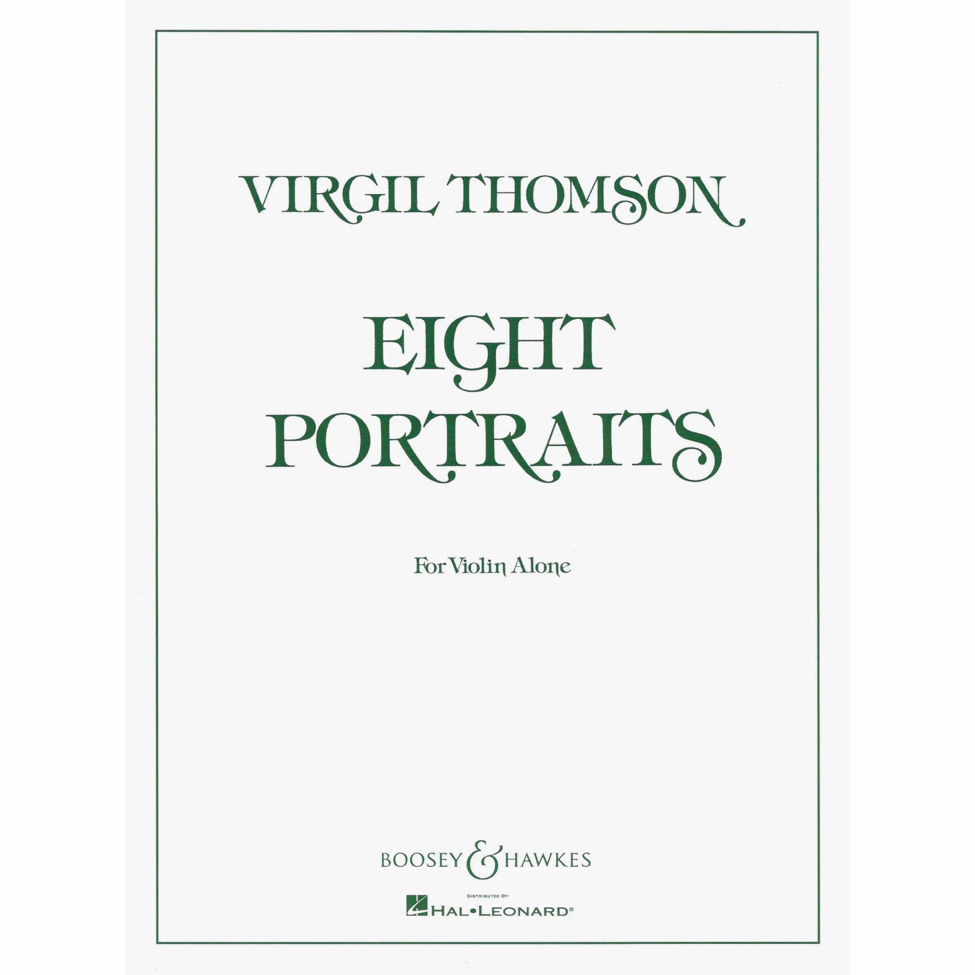 Thomson -- Eight Portraits for Solo Violin