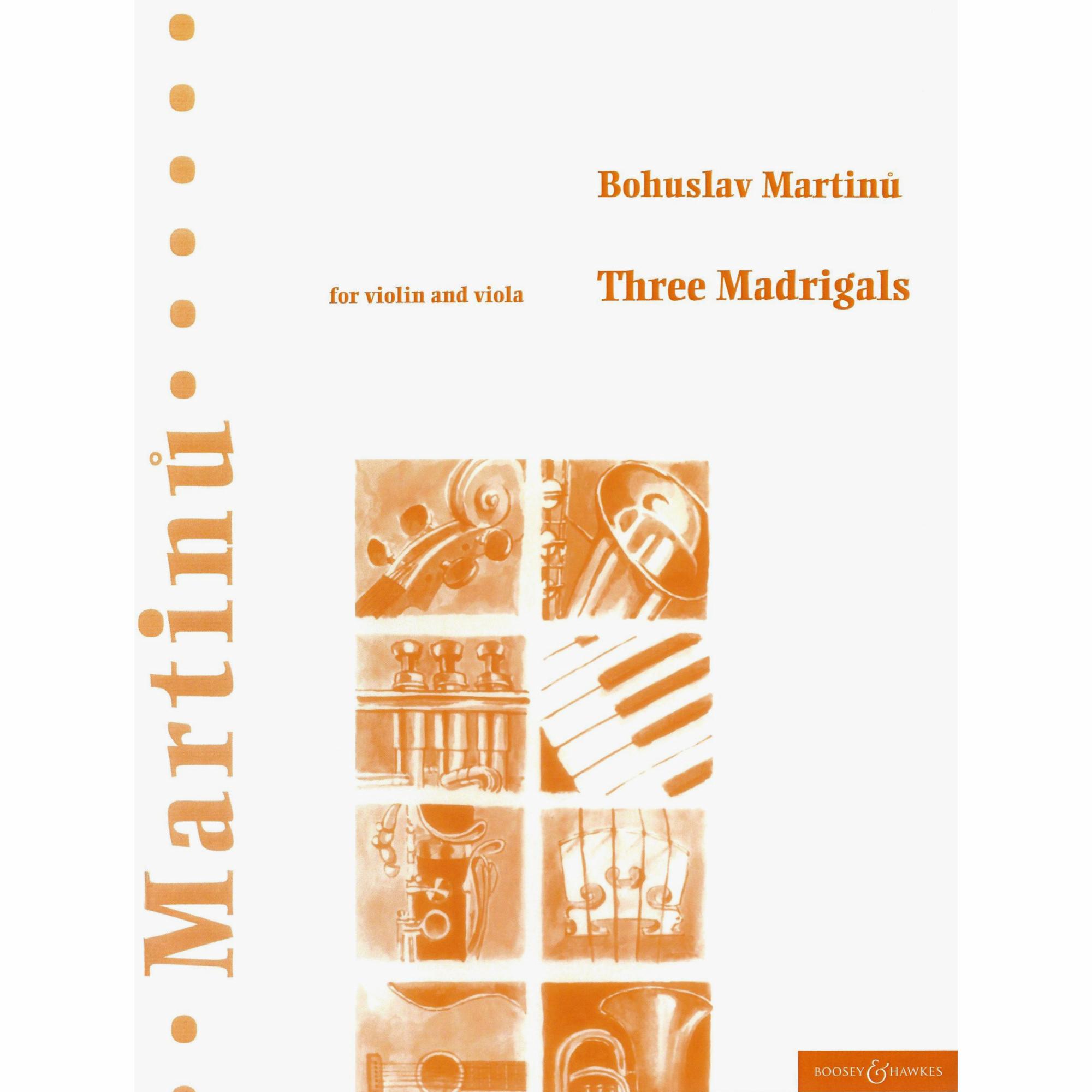 Martinu -- Three Madrigals for Violin and Viola