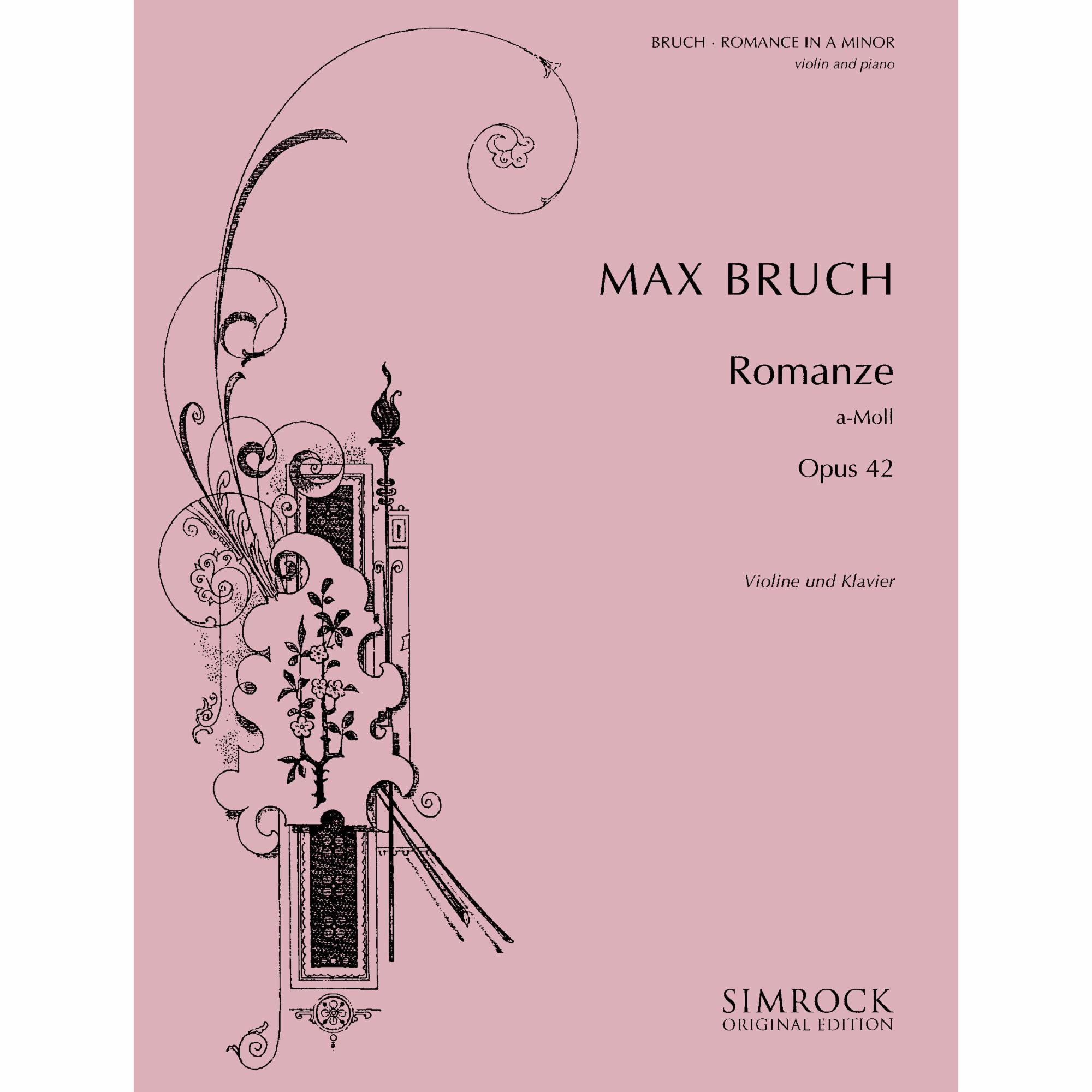 Bruch -- Romanze, Op. 42 for Violin and Piano