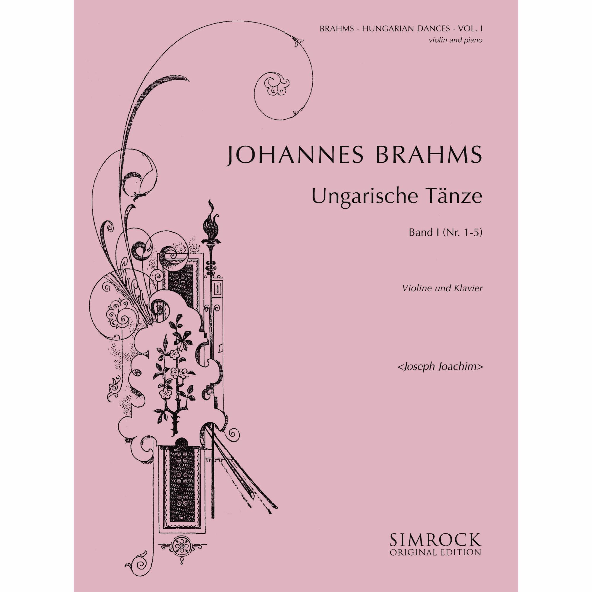 Brahms -- Hungarian Dances, Vols. I-IV for Violin and Piano