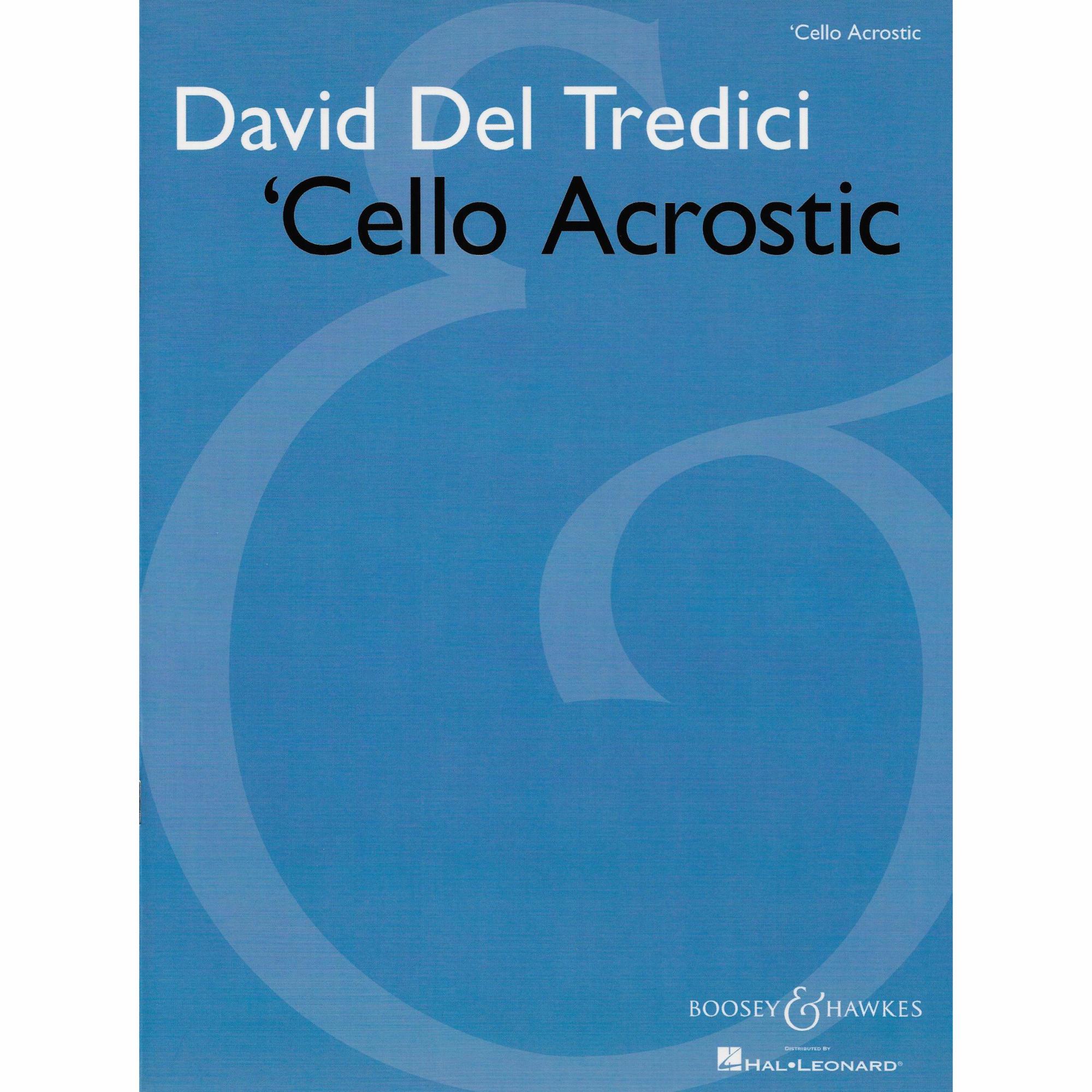 Del Tredici -- 'Cello Acrostic for Solo Cello