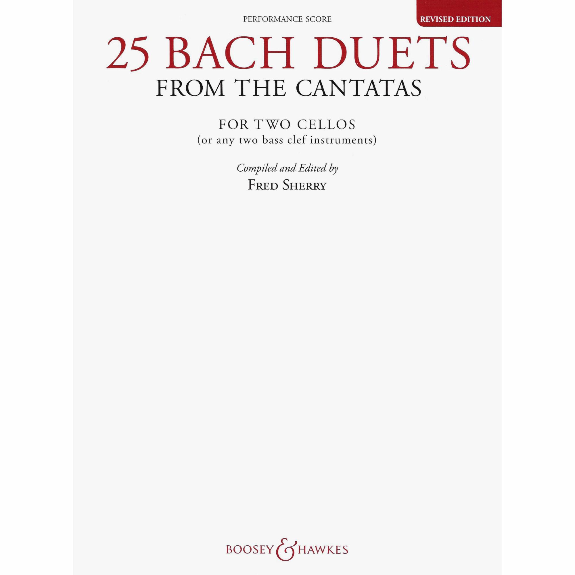 25 Bach Duets for Two Cellos