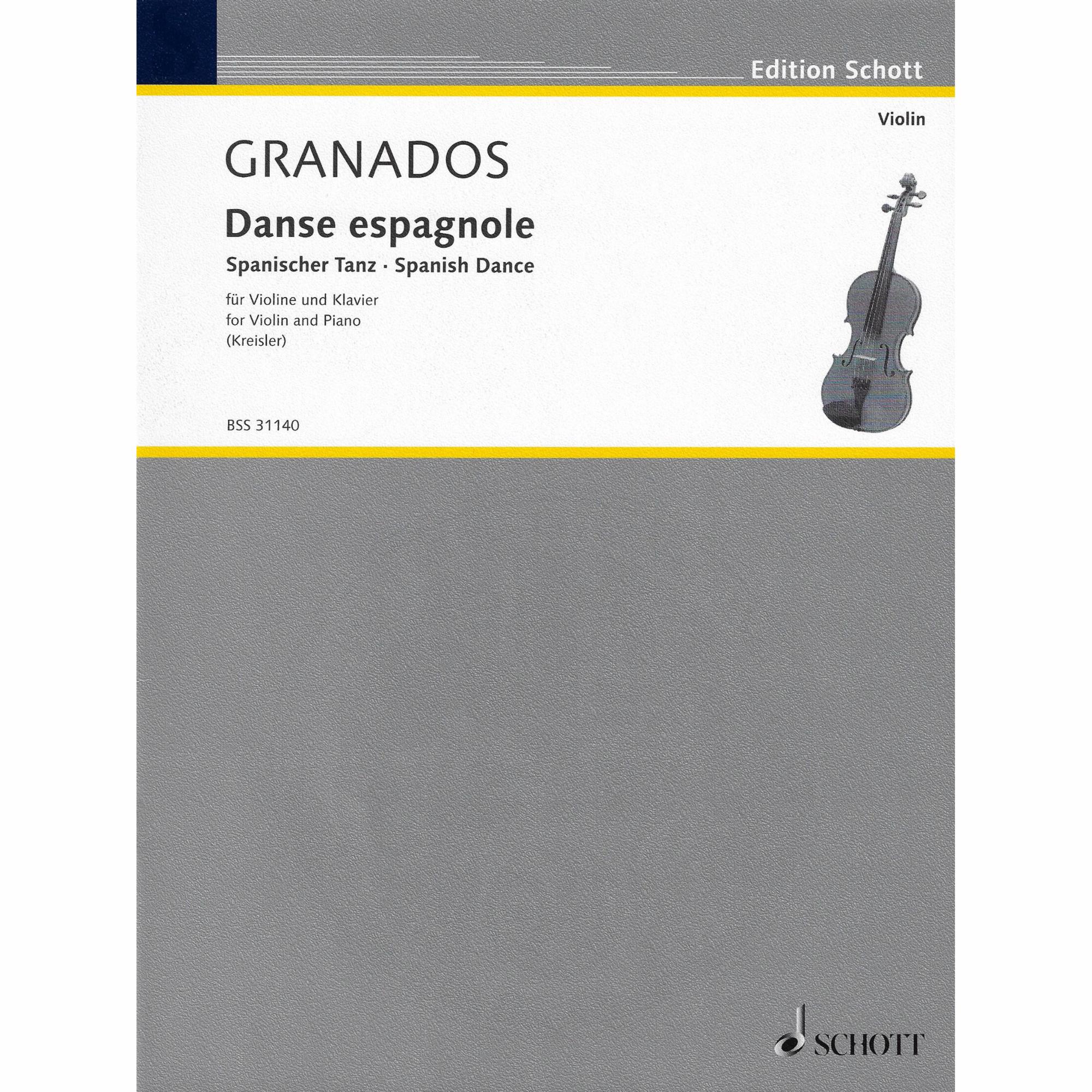 Granados -- Danse espagnole for Violin and Piano