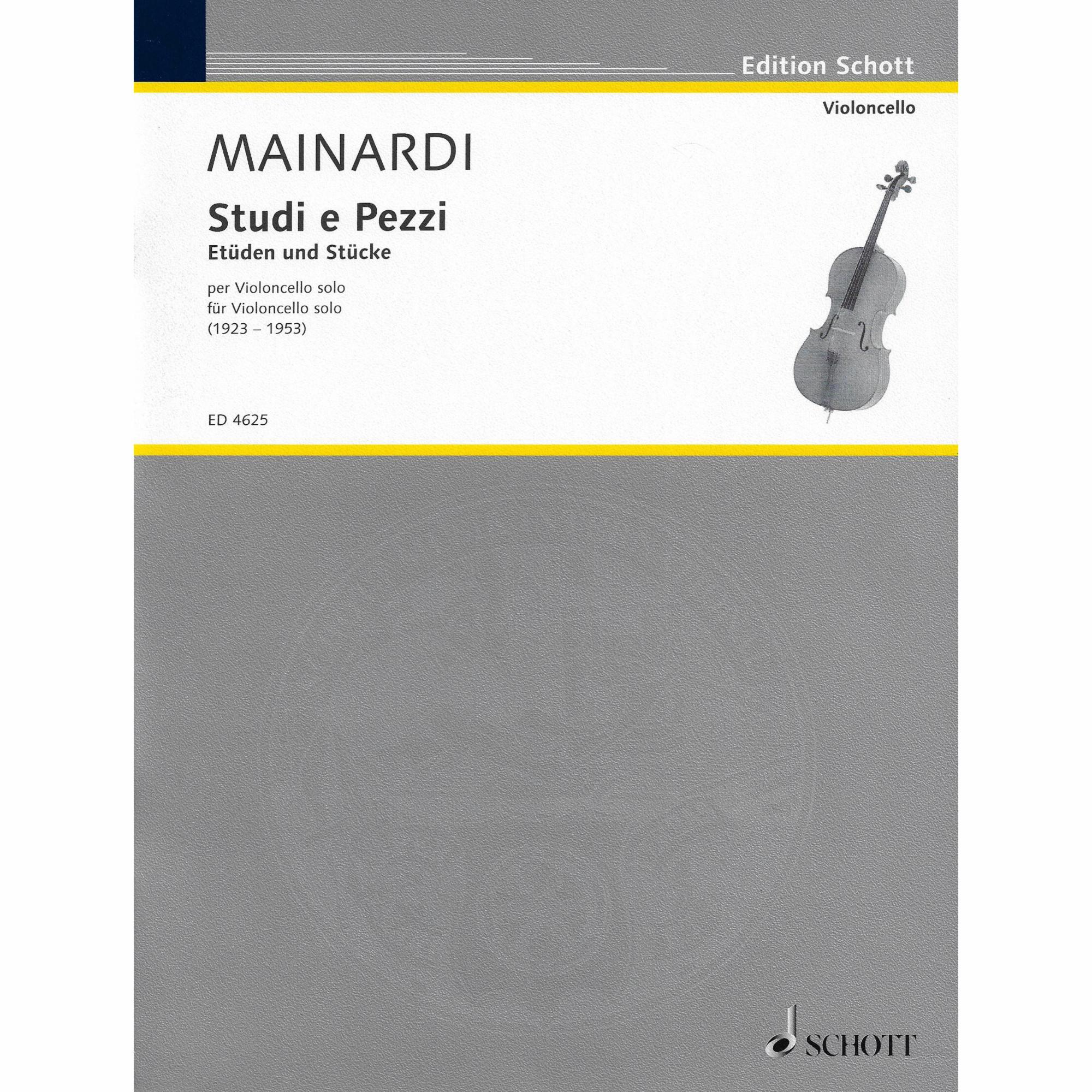Mainardi -- Studies and Pieces for Solo Cello