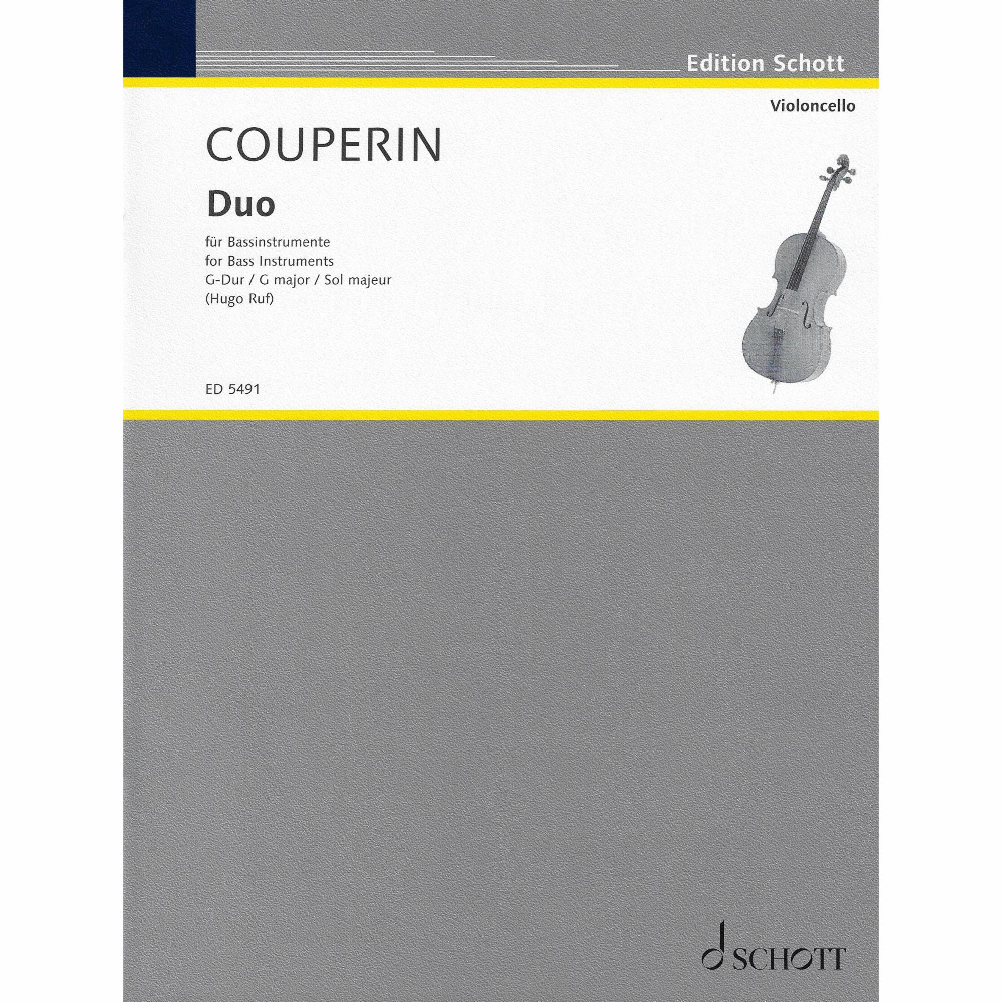 Couperin -- Duo in G Major for Two Cellos