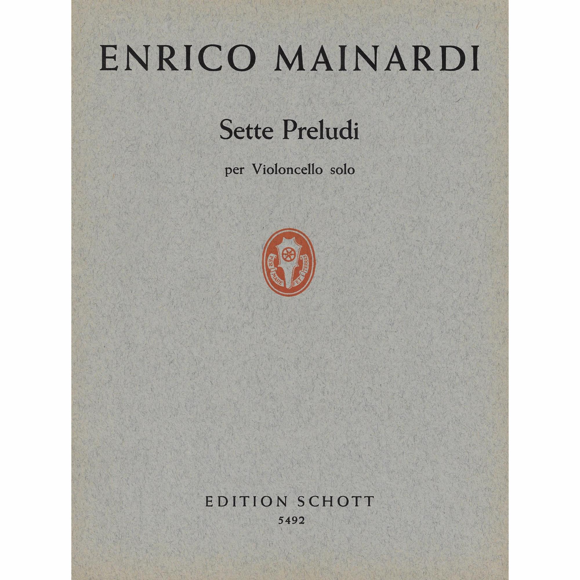 Mainardi -- Seven Preludes for Solo Cello