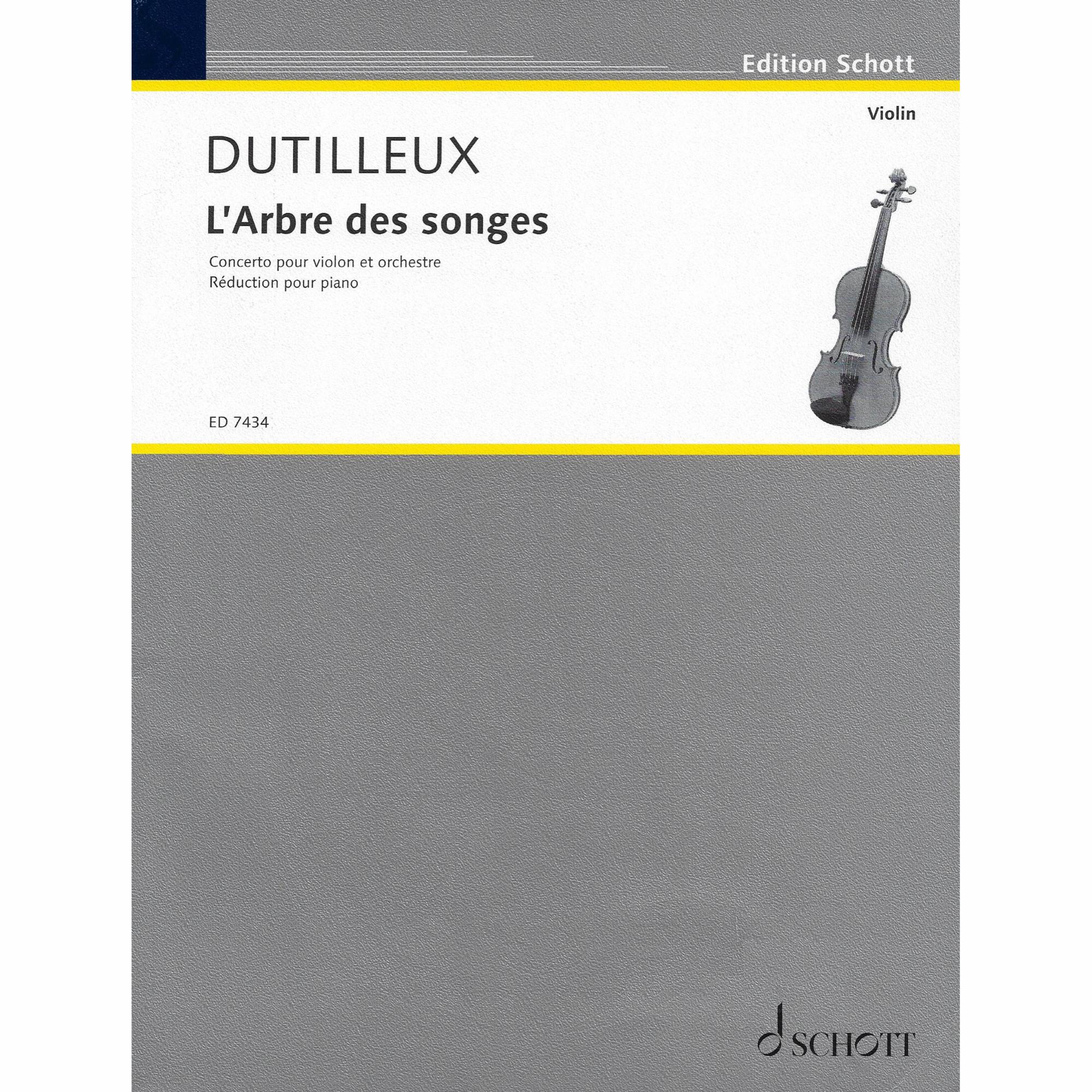 Dutilleux -- L'Arbre des songes for Violin and Piano