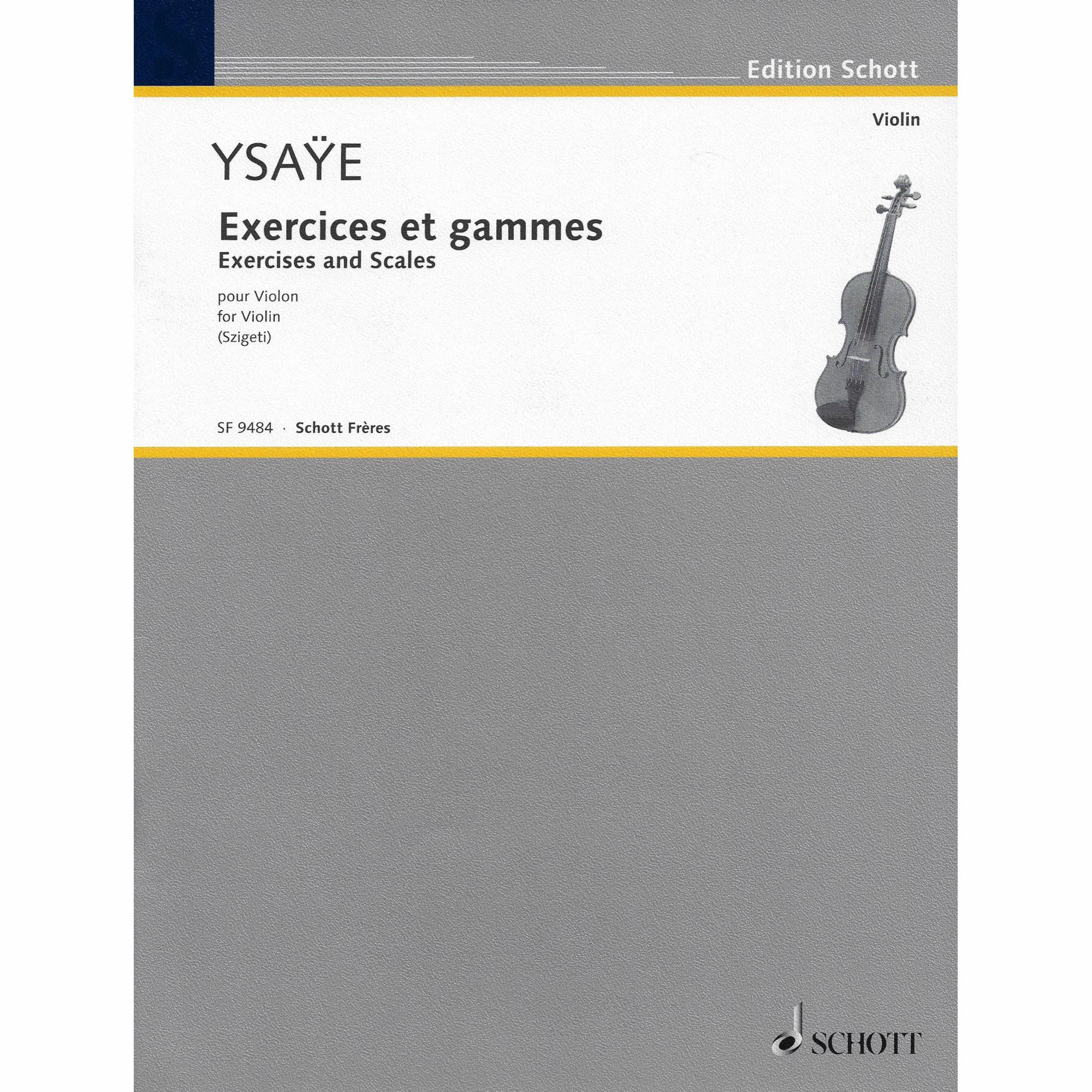 Ysaye -- Exercises and Scales for Violin