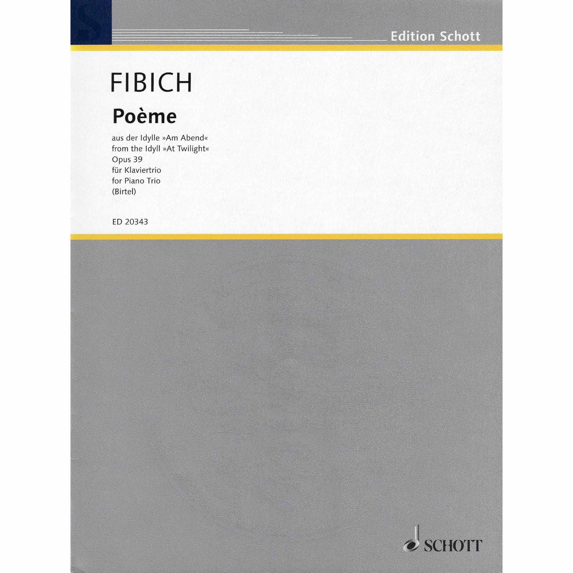 Fibich -- Poeme, from At Twilight, Op. 39
