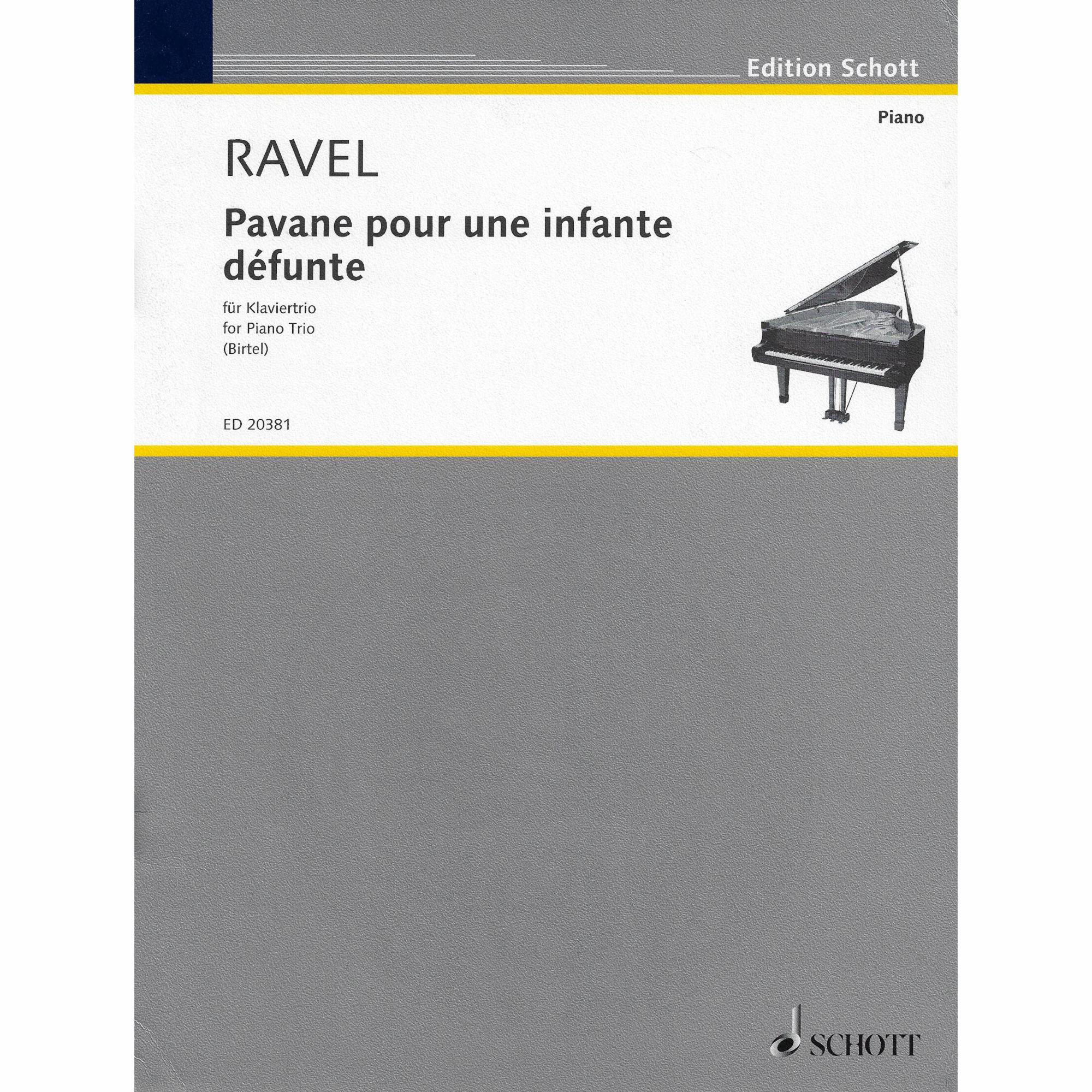 Ravel -- Pavane pour une infante defunte for Piano Trio